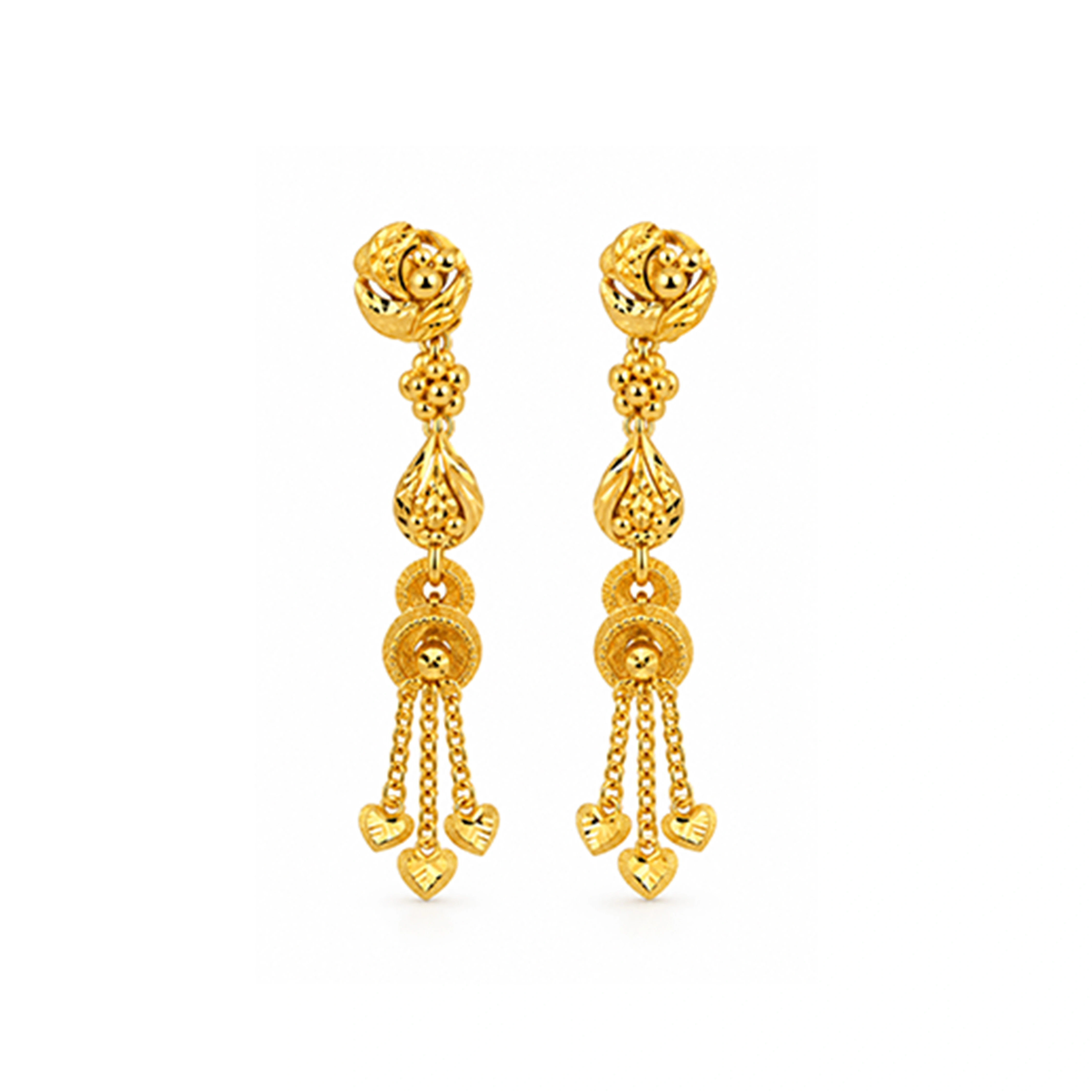 The GTT070810216 Gold Earrings