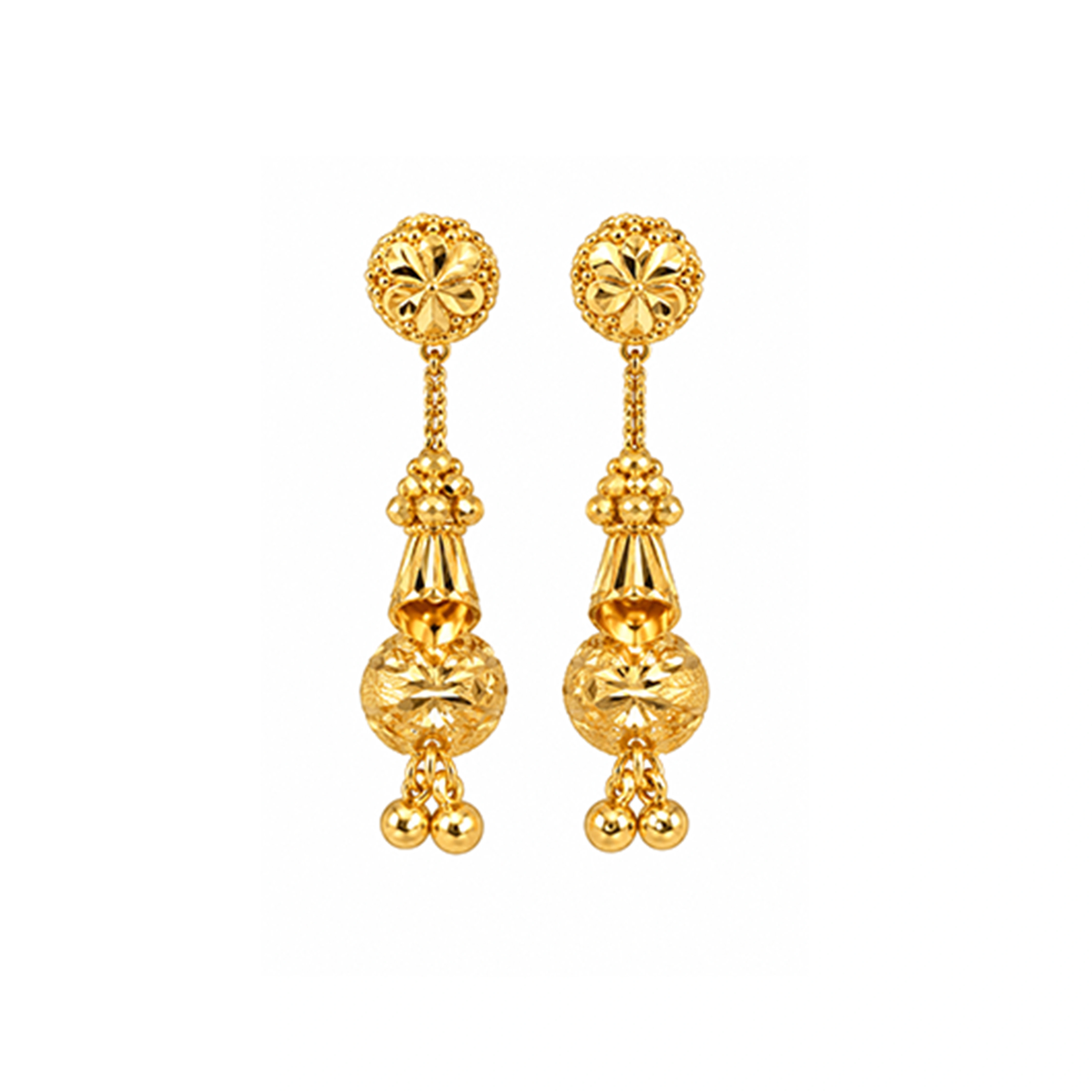 The GTT070810220 Gold Earrings