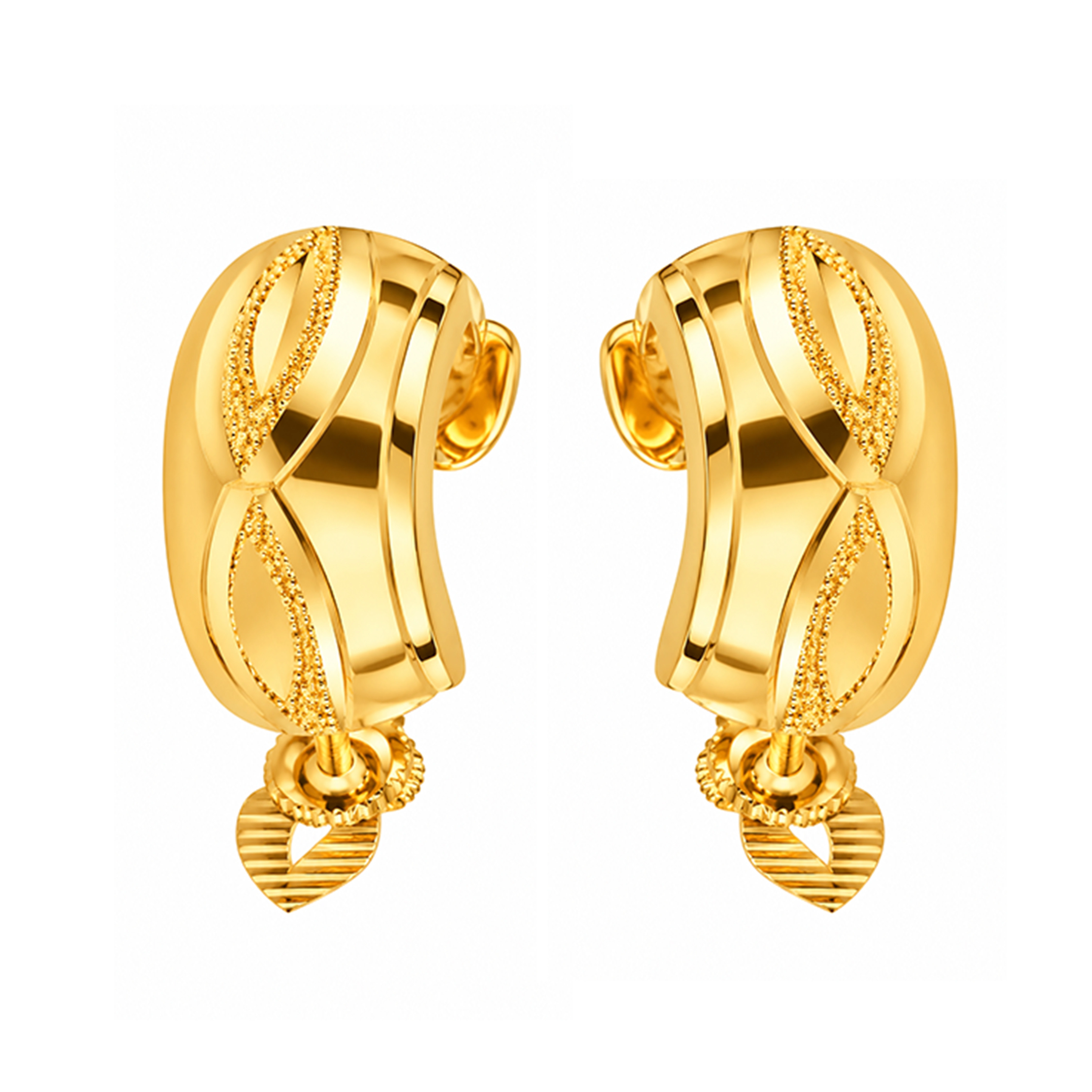 The GTT071310033 Gold Earrings