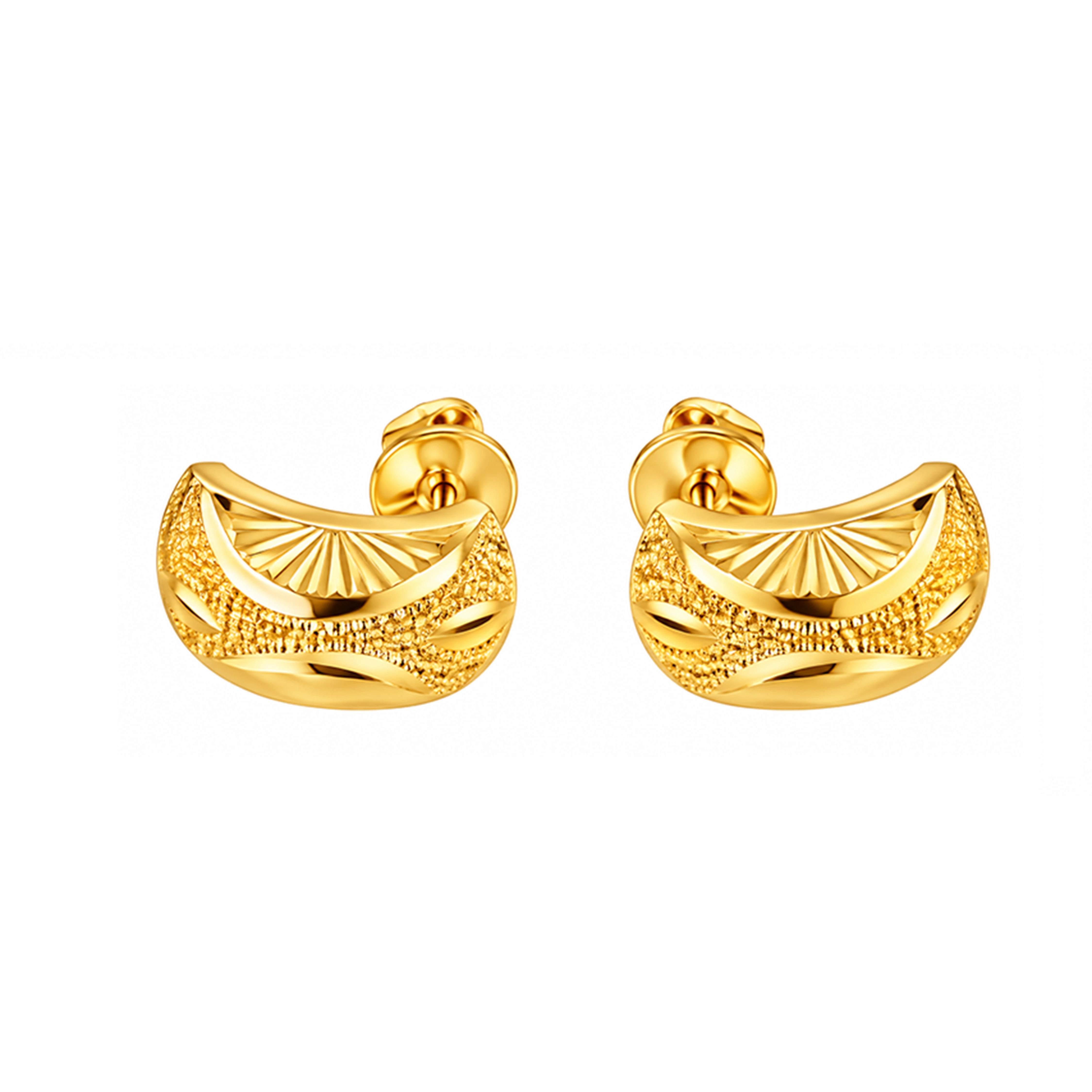 The GTT071310041 Gold Earrings
