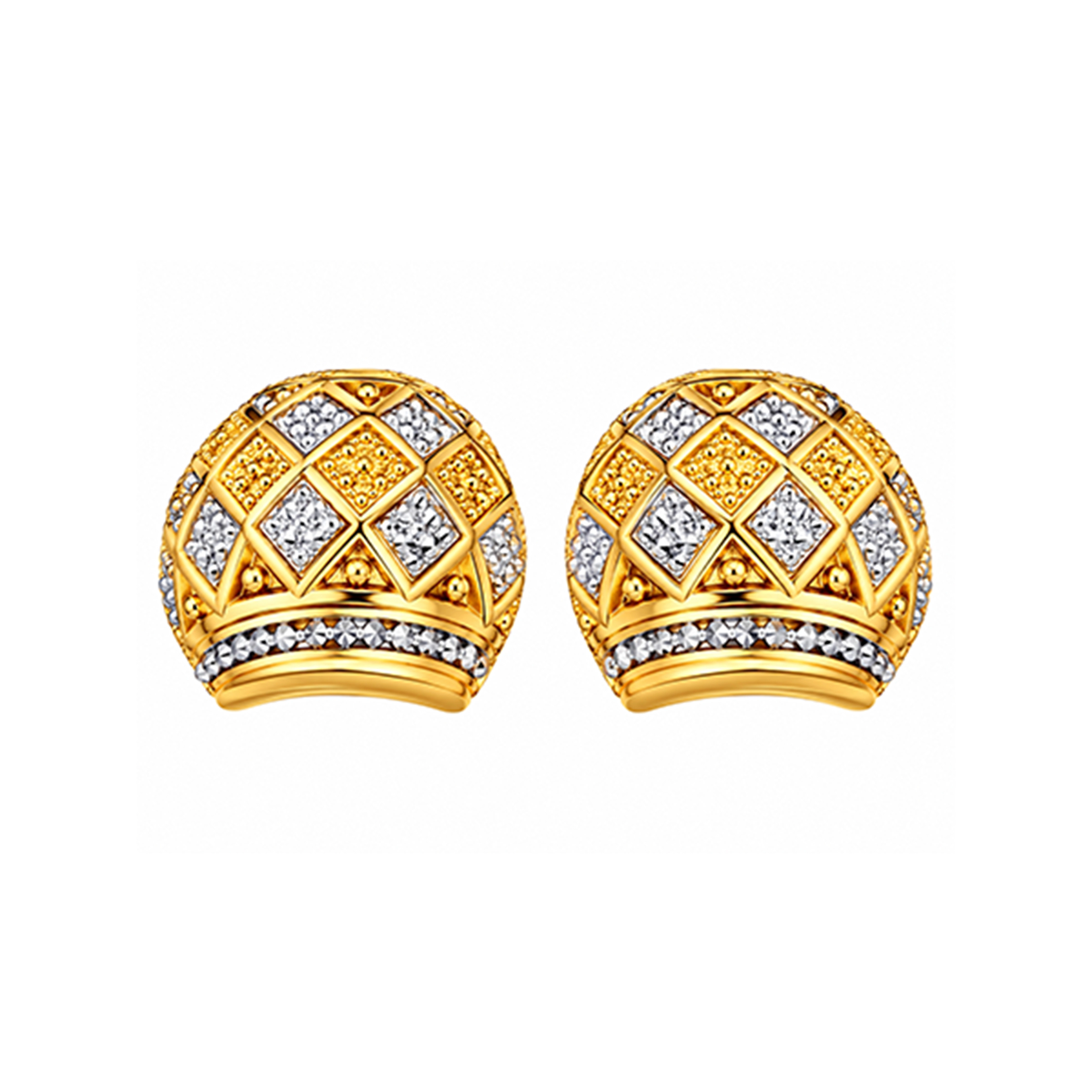 The GTT071510007 Gold Earrings