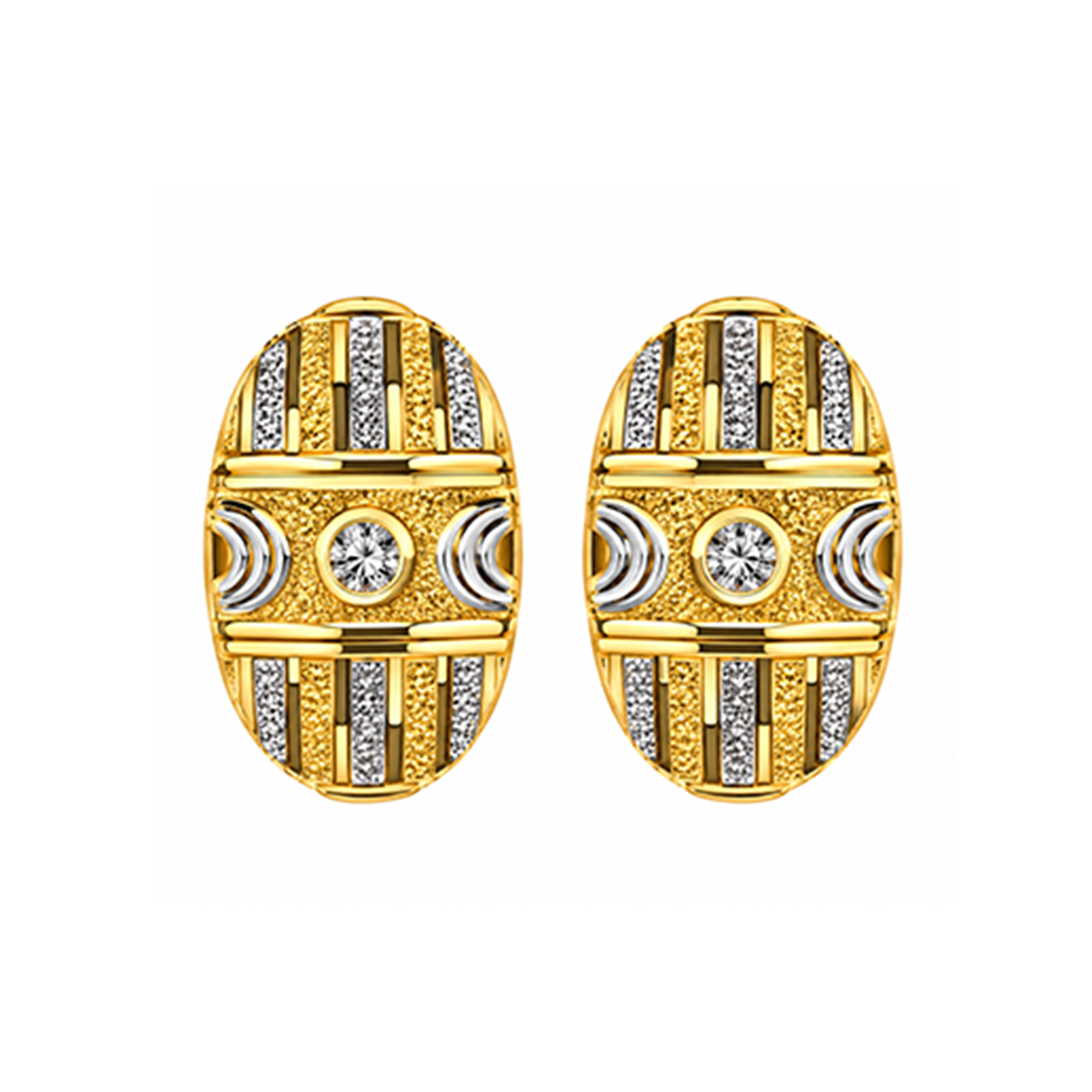 The GTT071510012 Gold Earrings