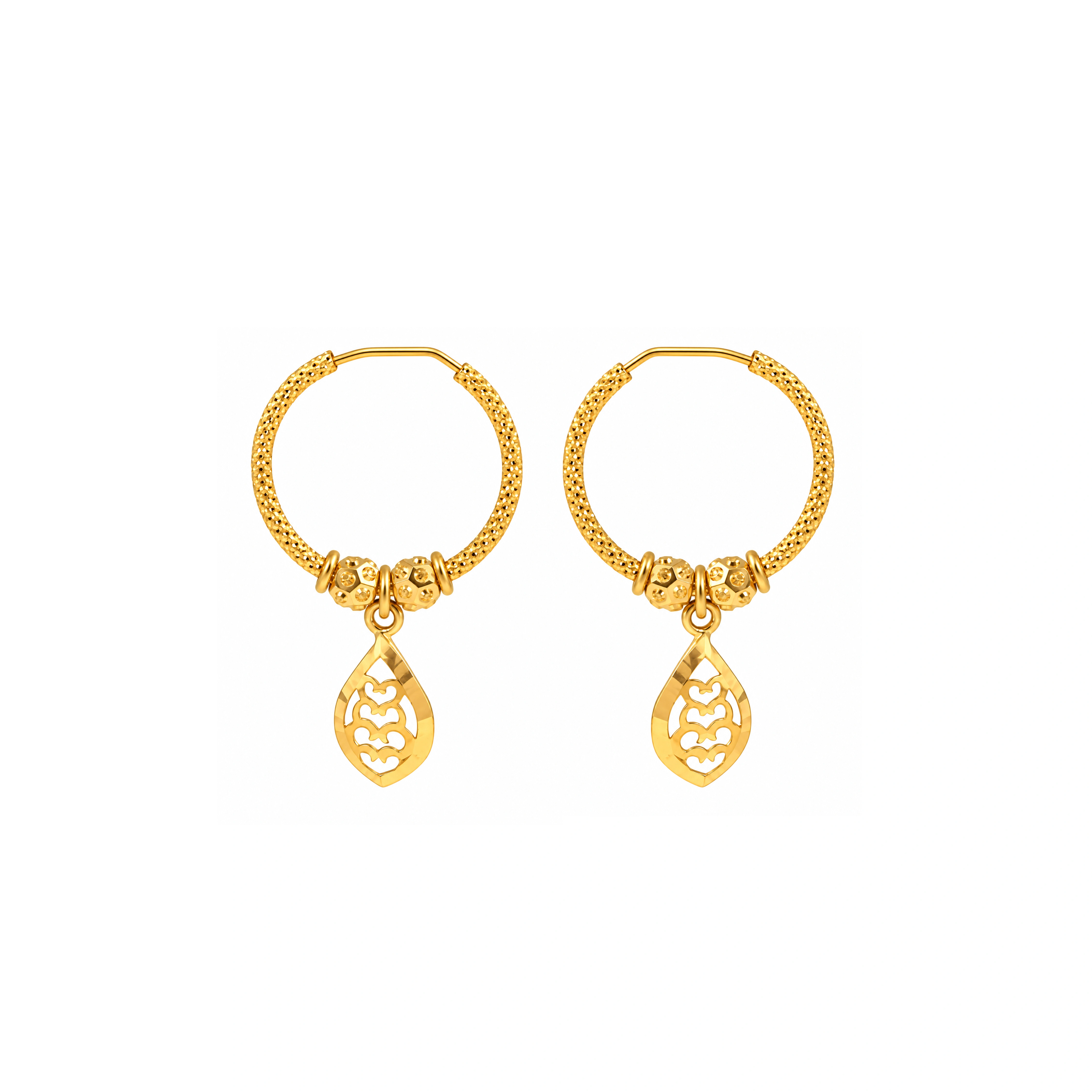 The GTT072010444 Gold Earrings