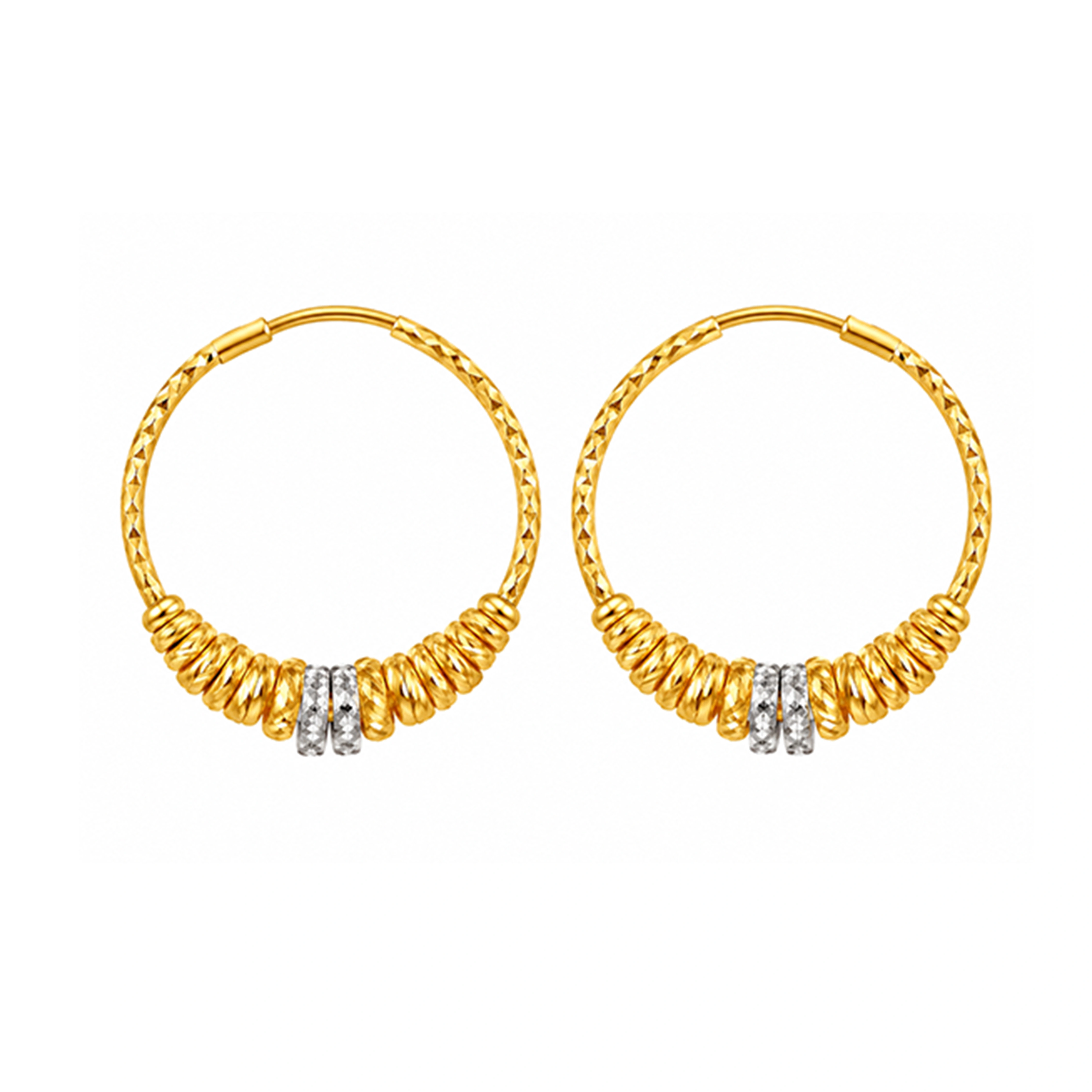 The GTT072010447 Gold Earrings