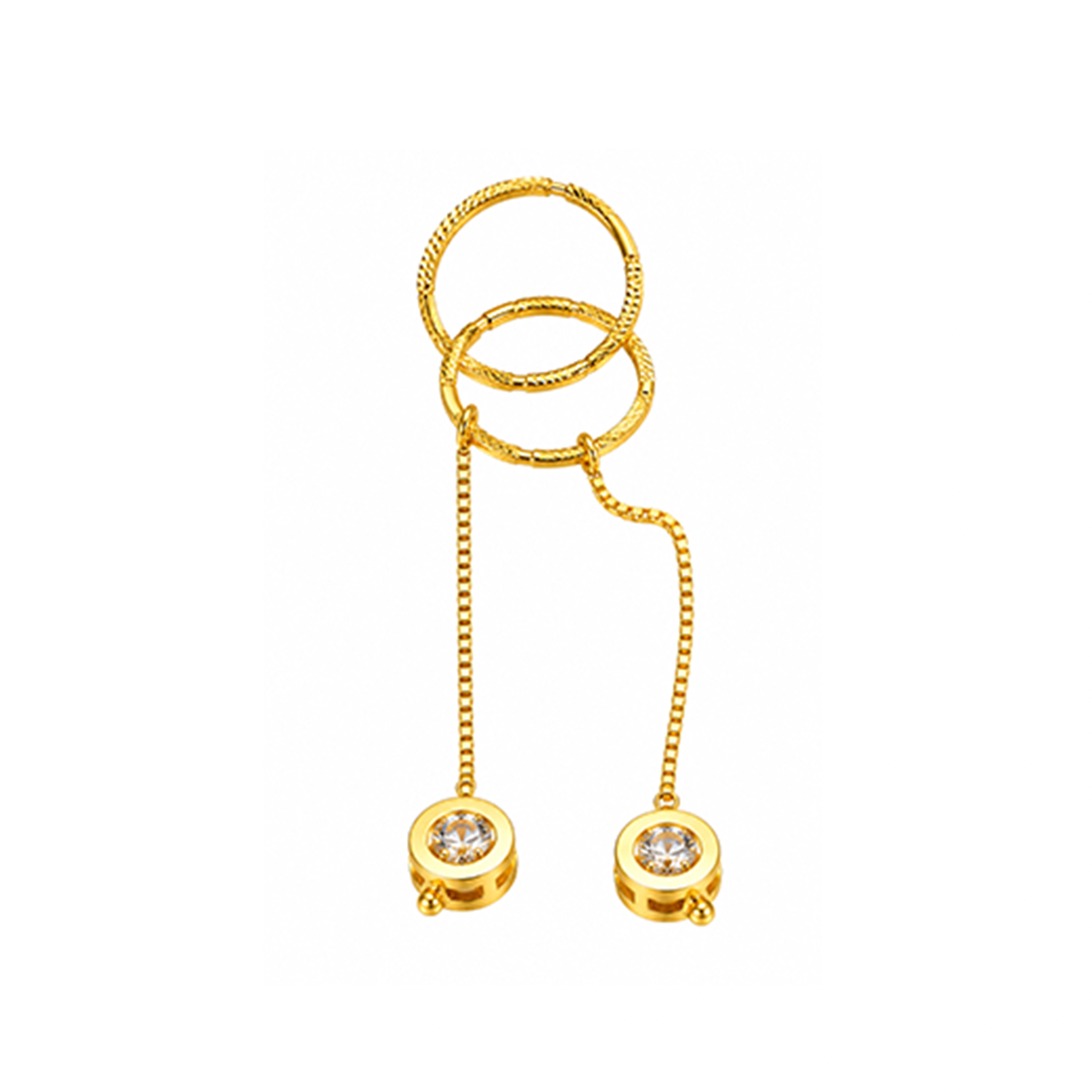 The GTT072010461 Gold Earrings