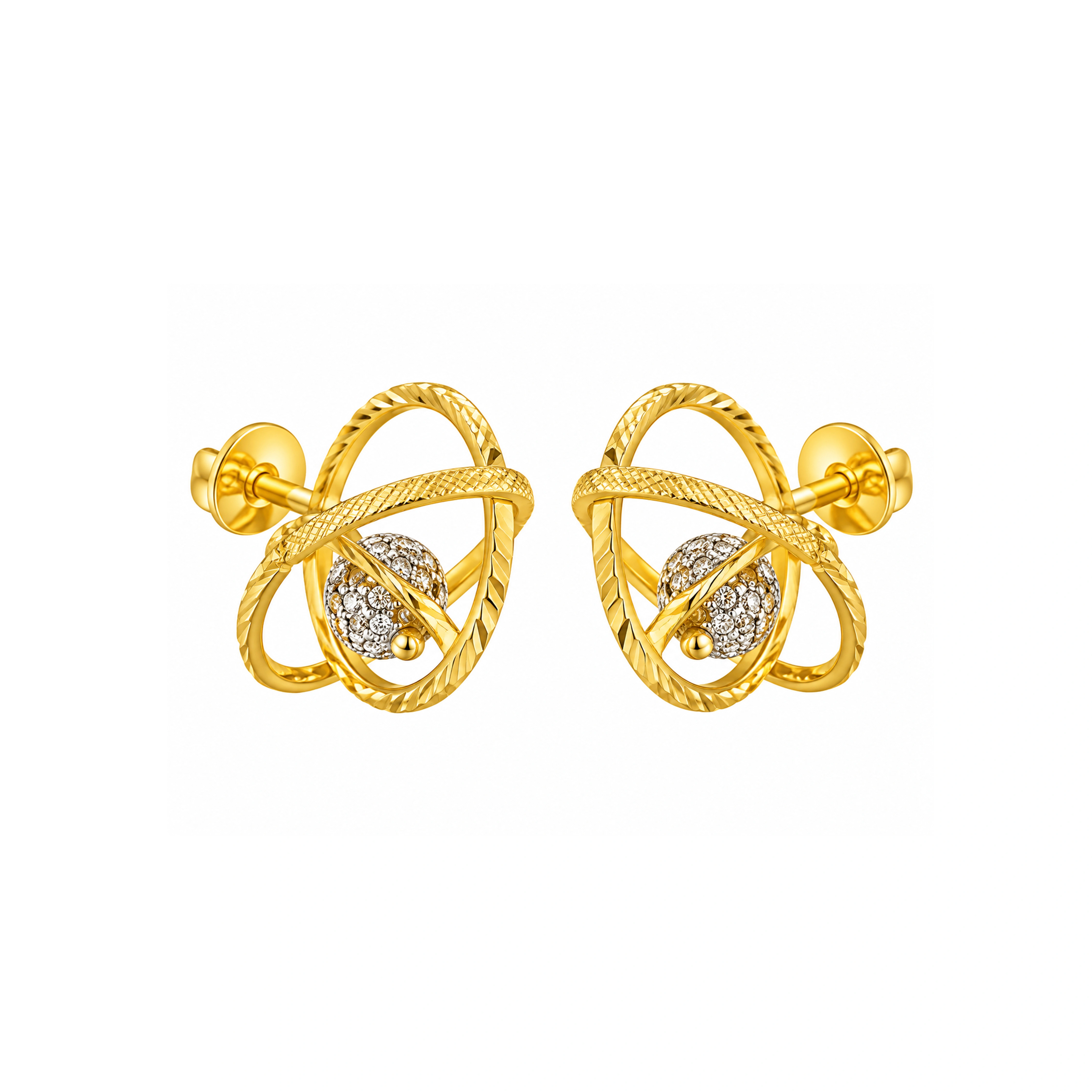 The GTT072210008 Gold Earrings