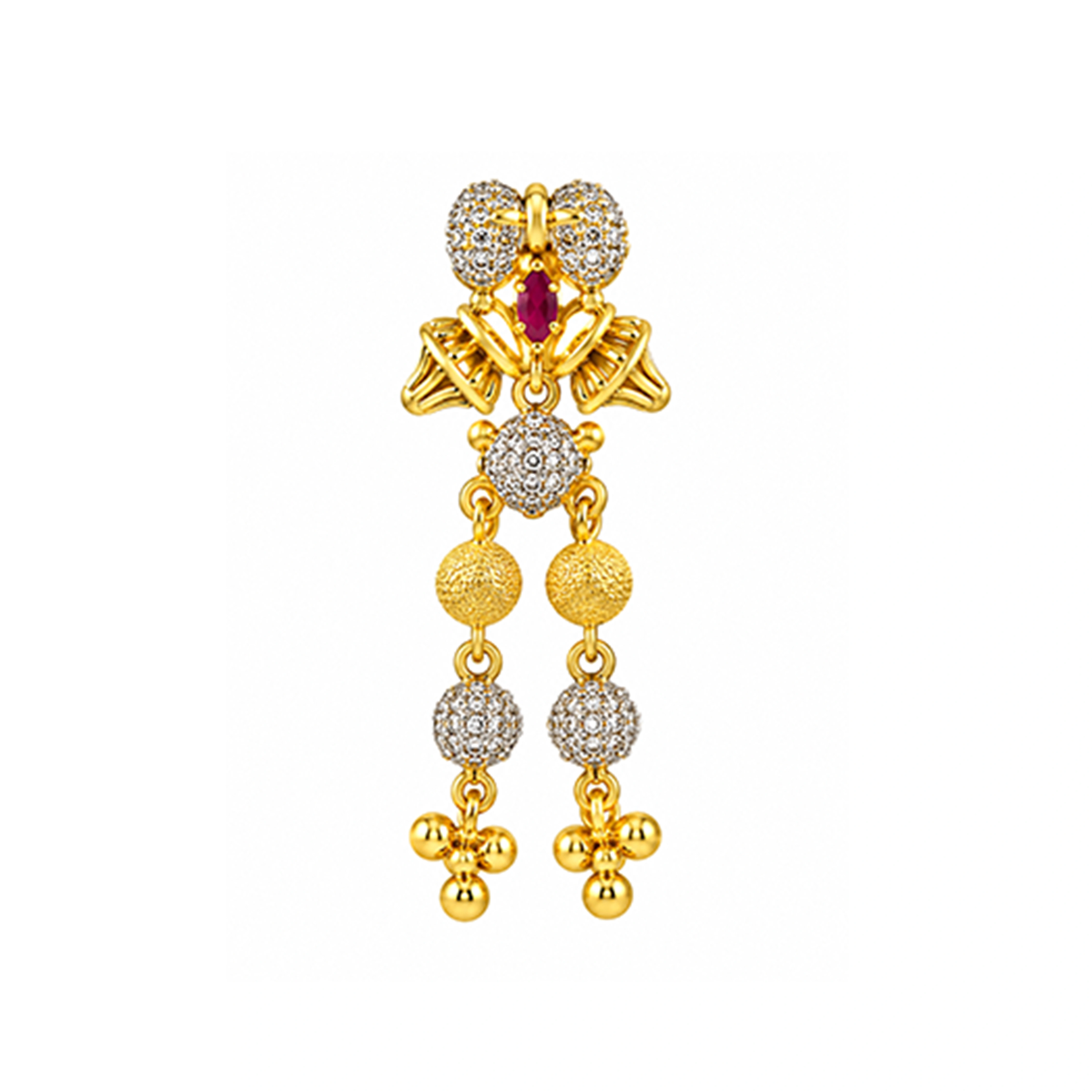The GTT072310037 Gold Earrings