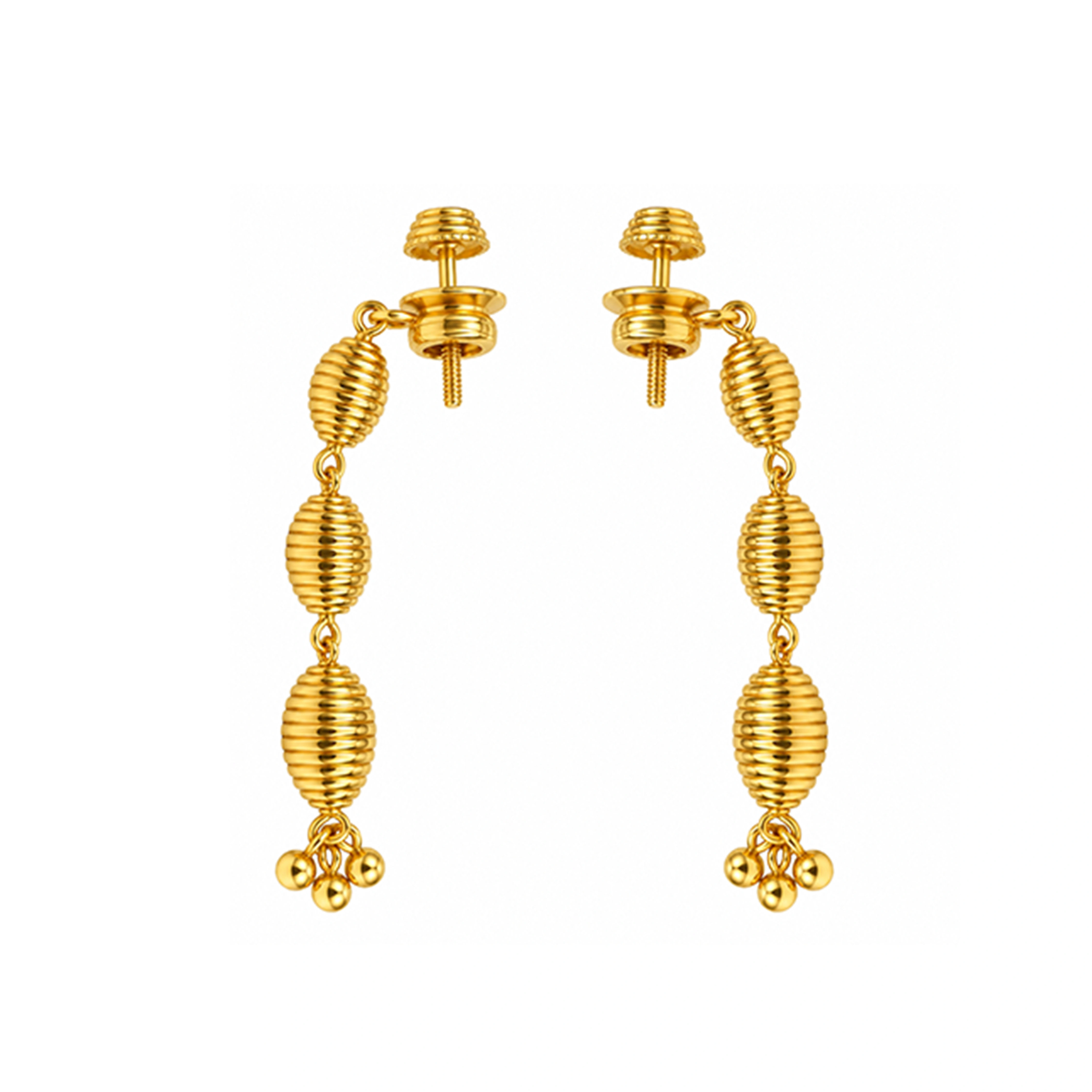 The GTT072910333 Gold Earrings