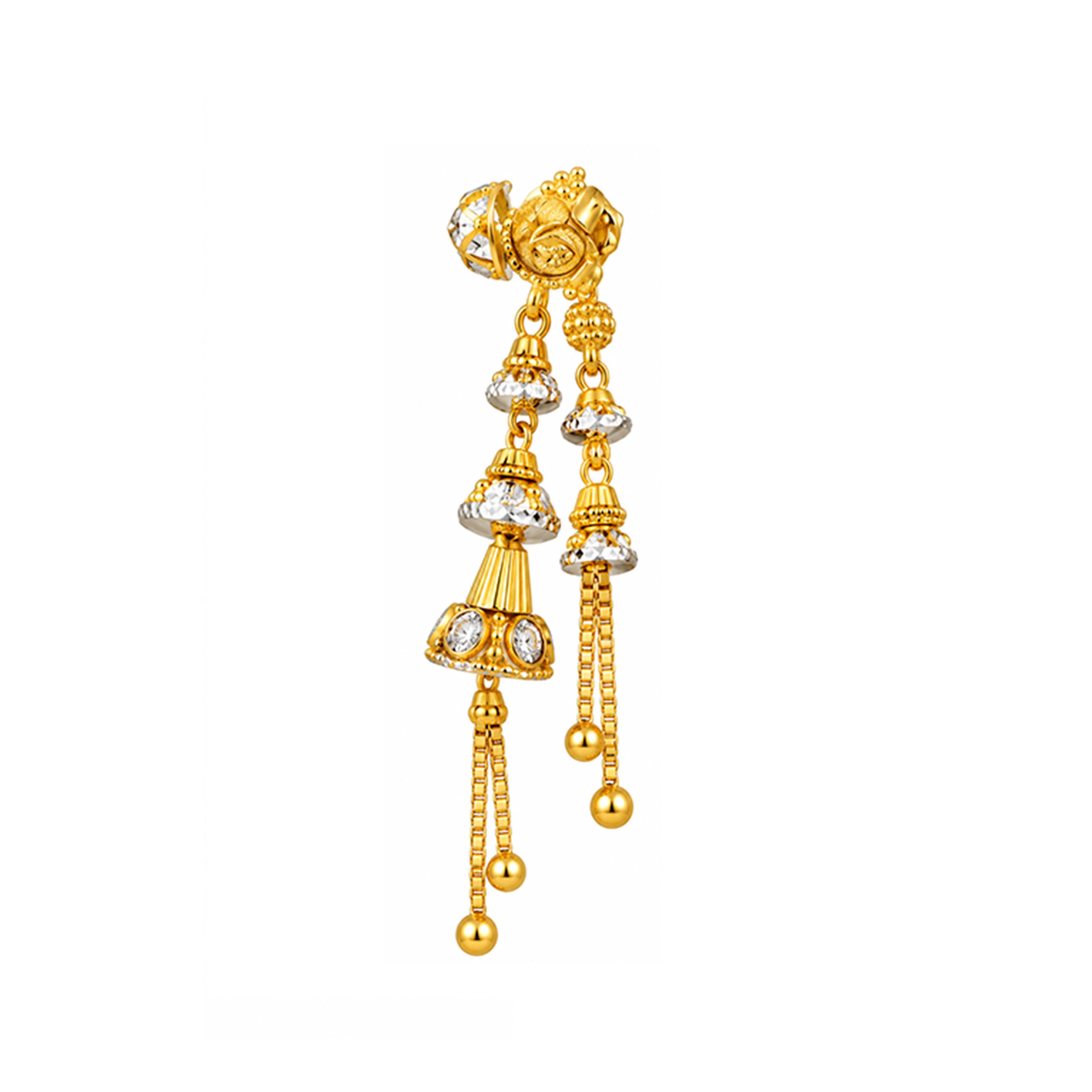 The GTT072910347 Gold Earrings