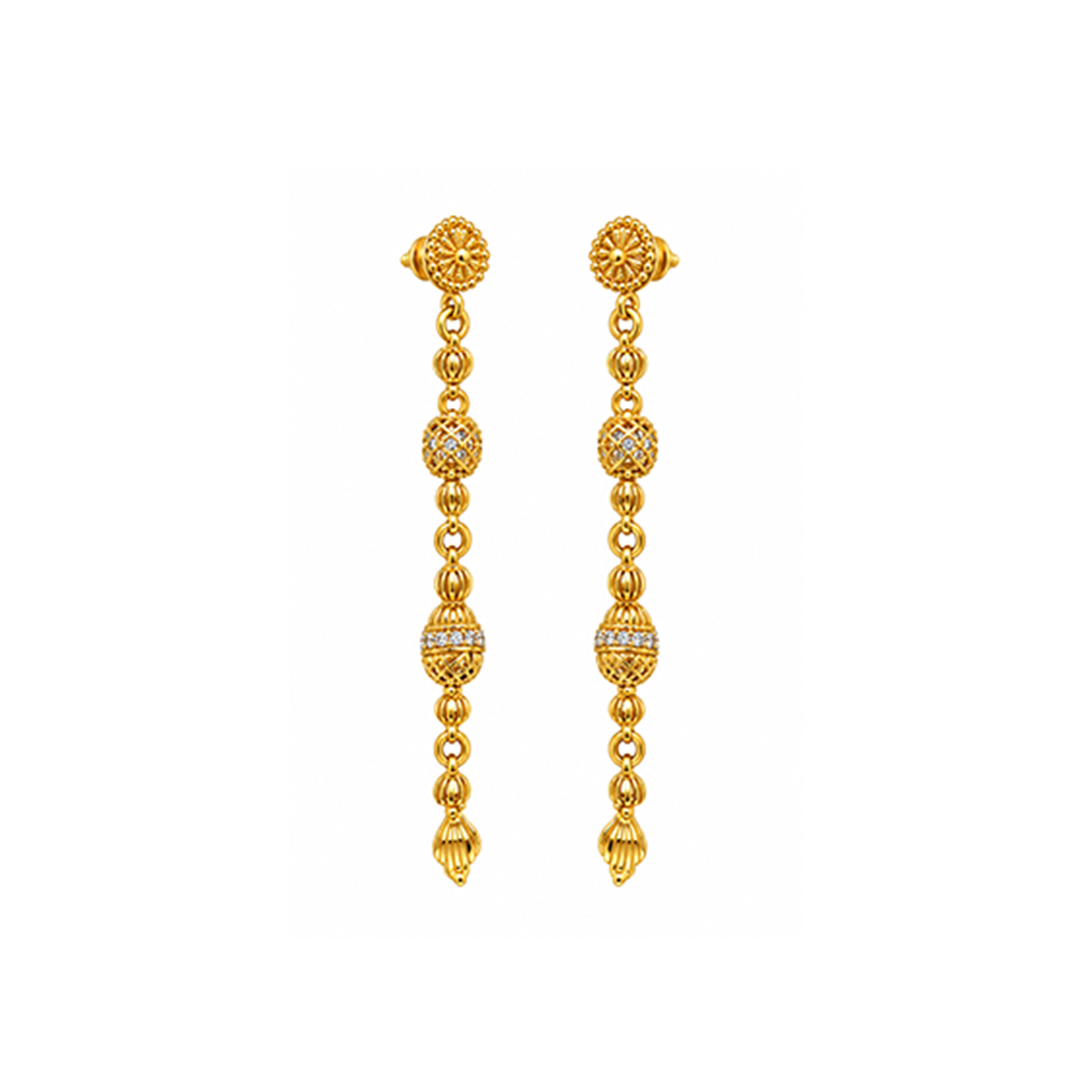 The GTT072910357 Gold Earrings