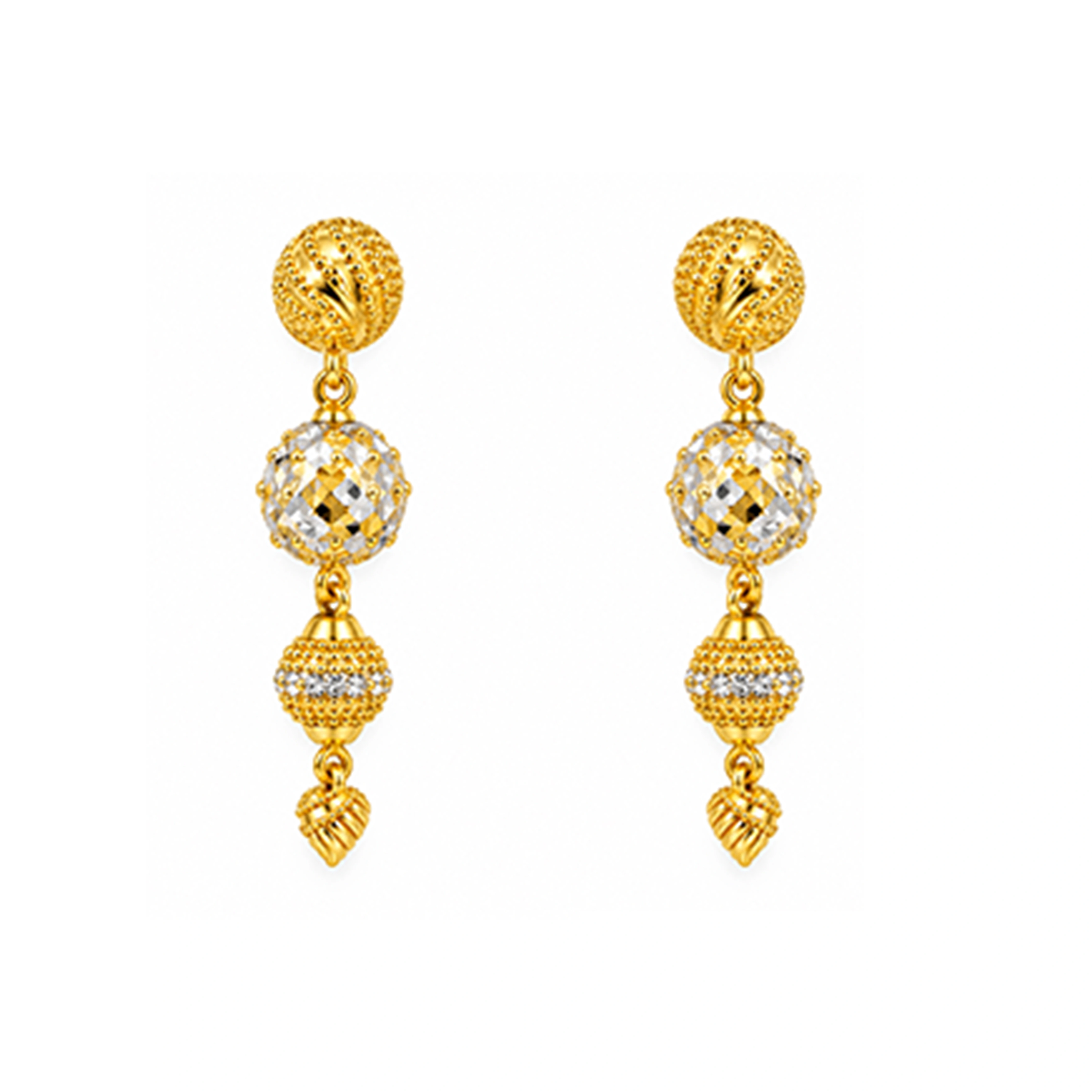 The GTT072910368 Gold Earrings