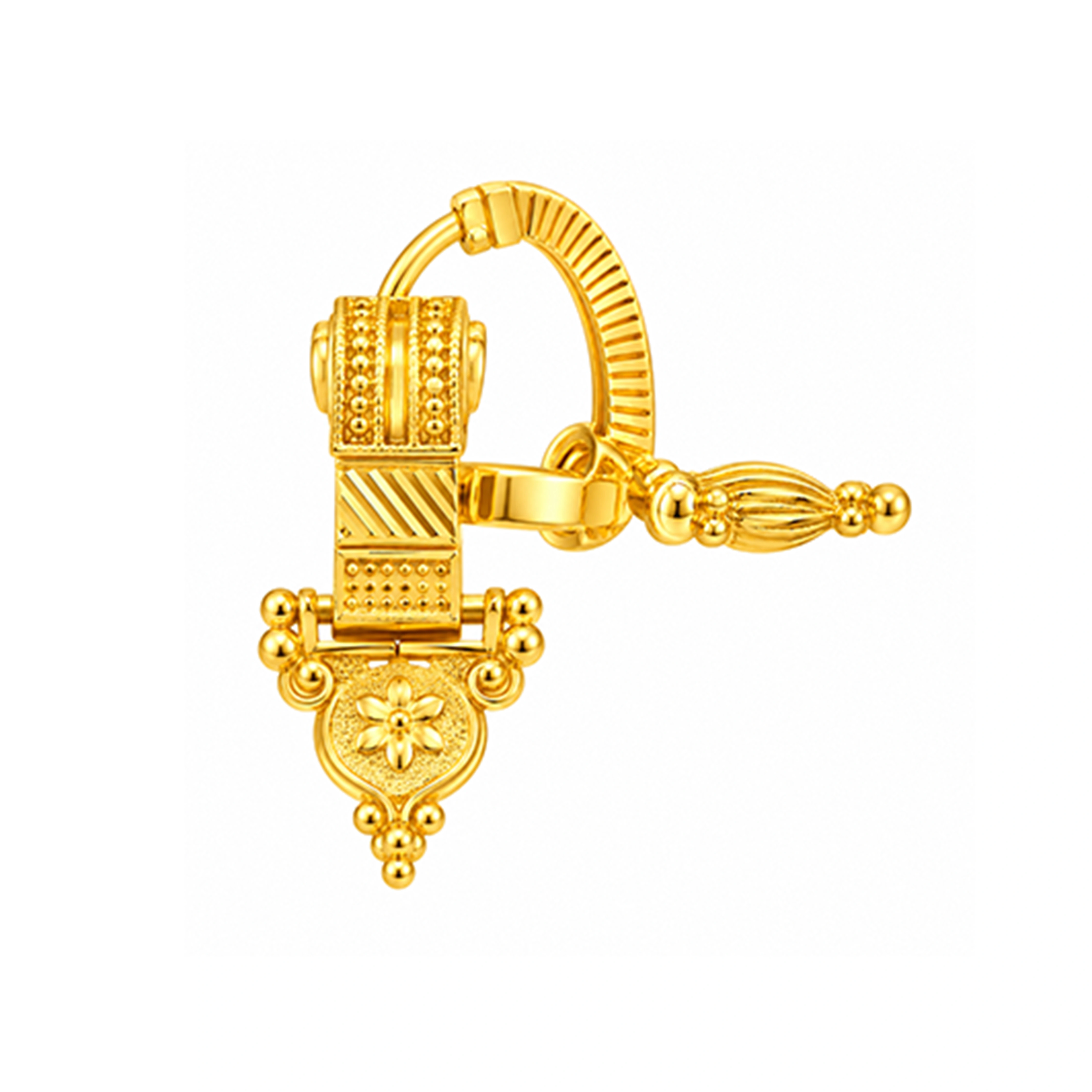 The GTT073510071 Gold Earrings