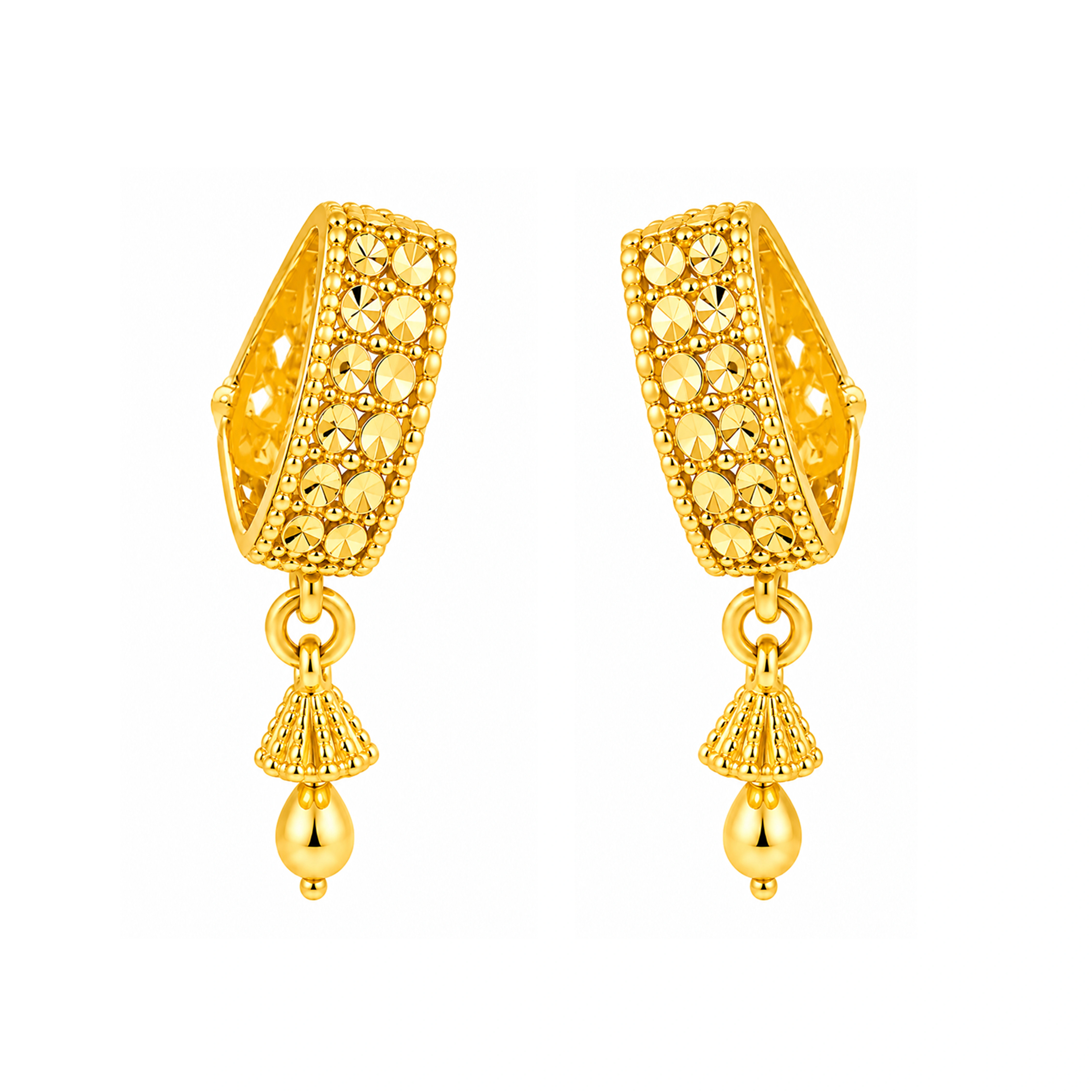 The GTT07360400 Gold Earrings
