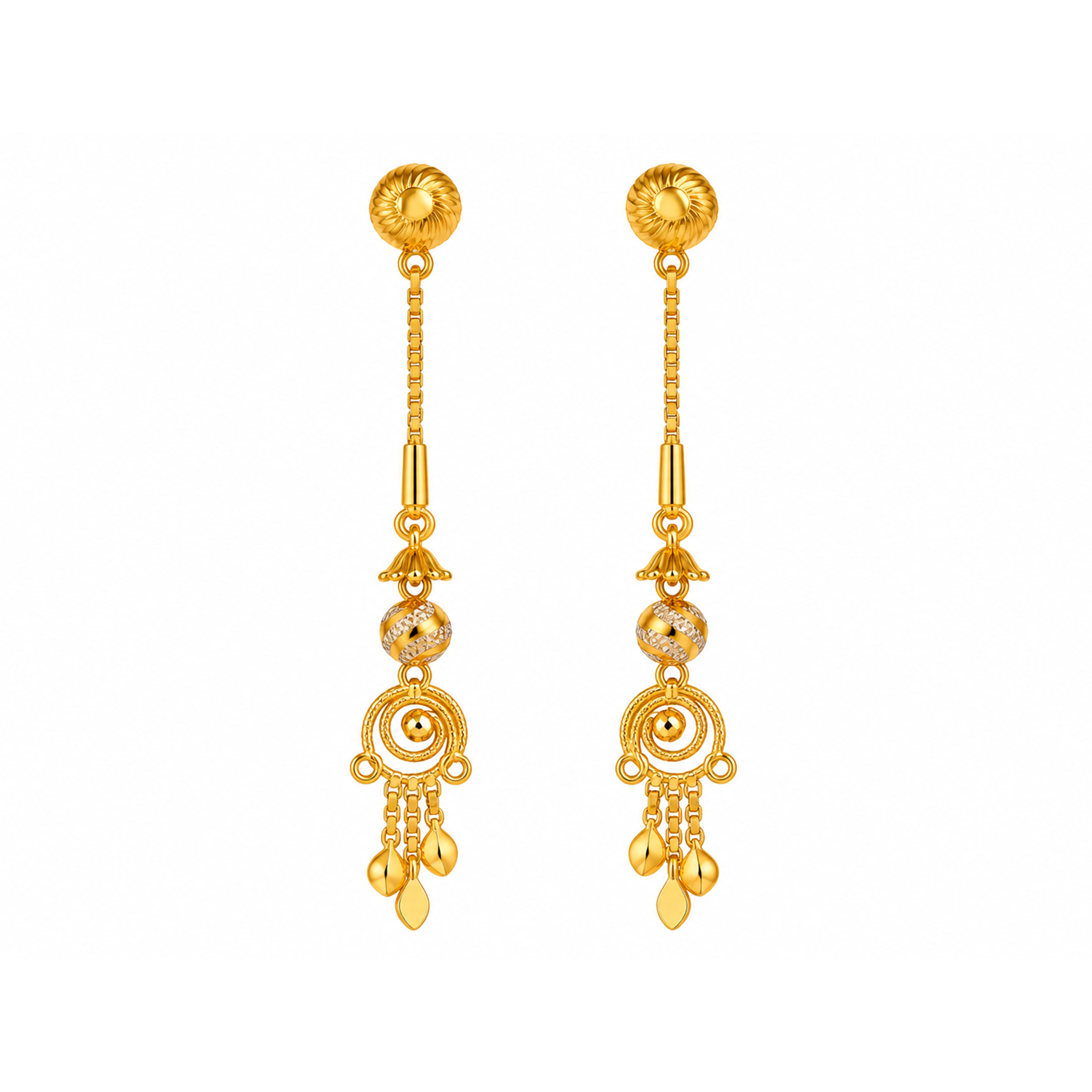 The GTT07361010 Gold Earrings