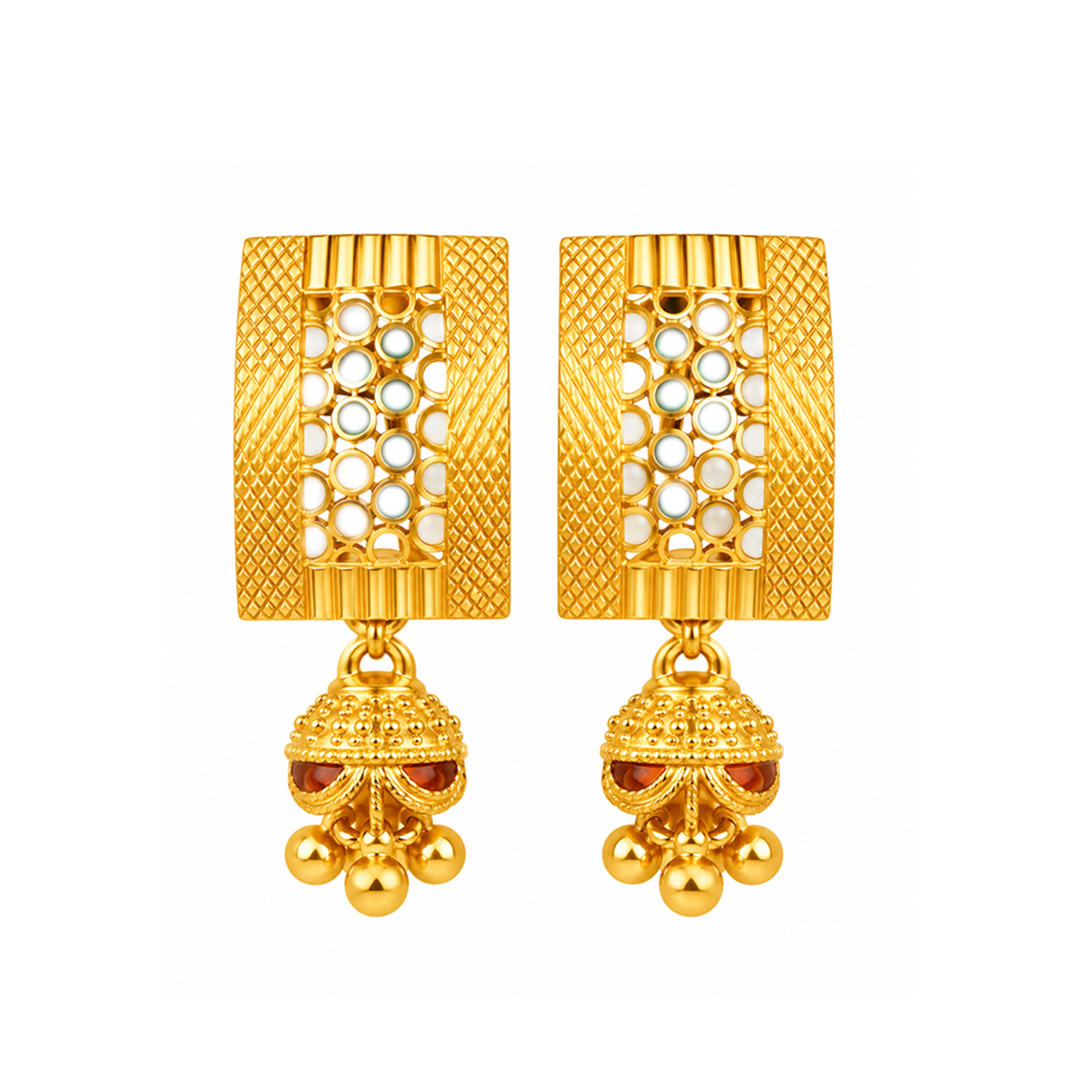The GTT073610135 Gold Earrings
