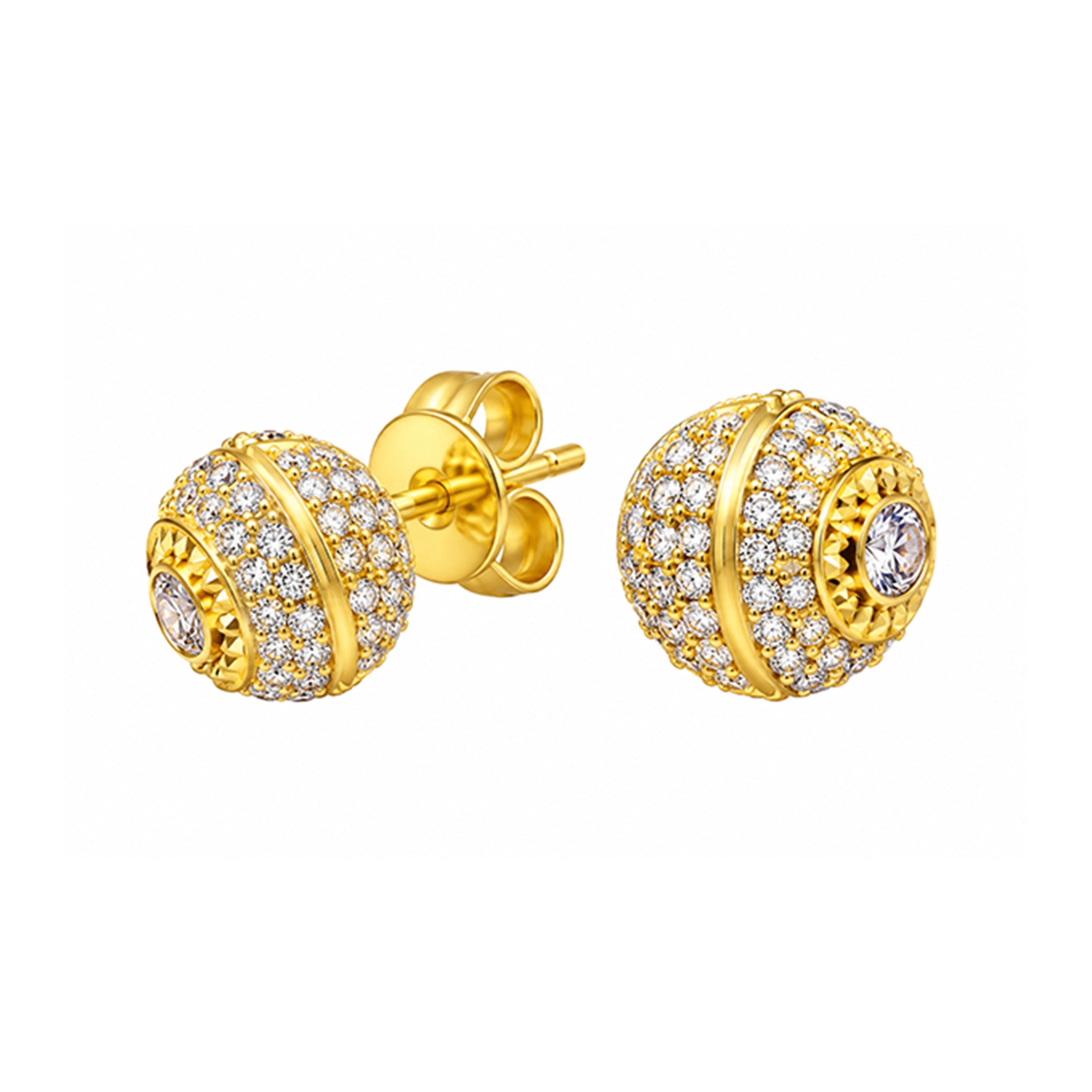 The GTT073610446 Gold Earrings