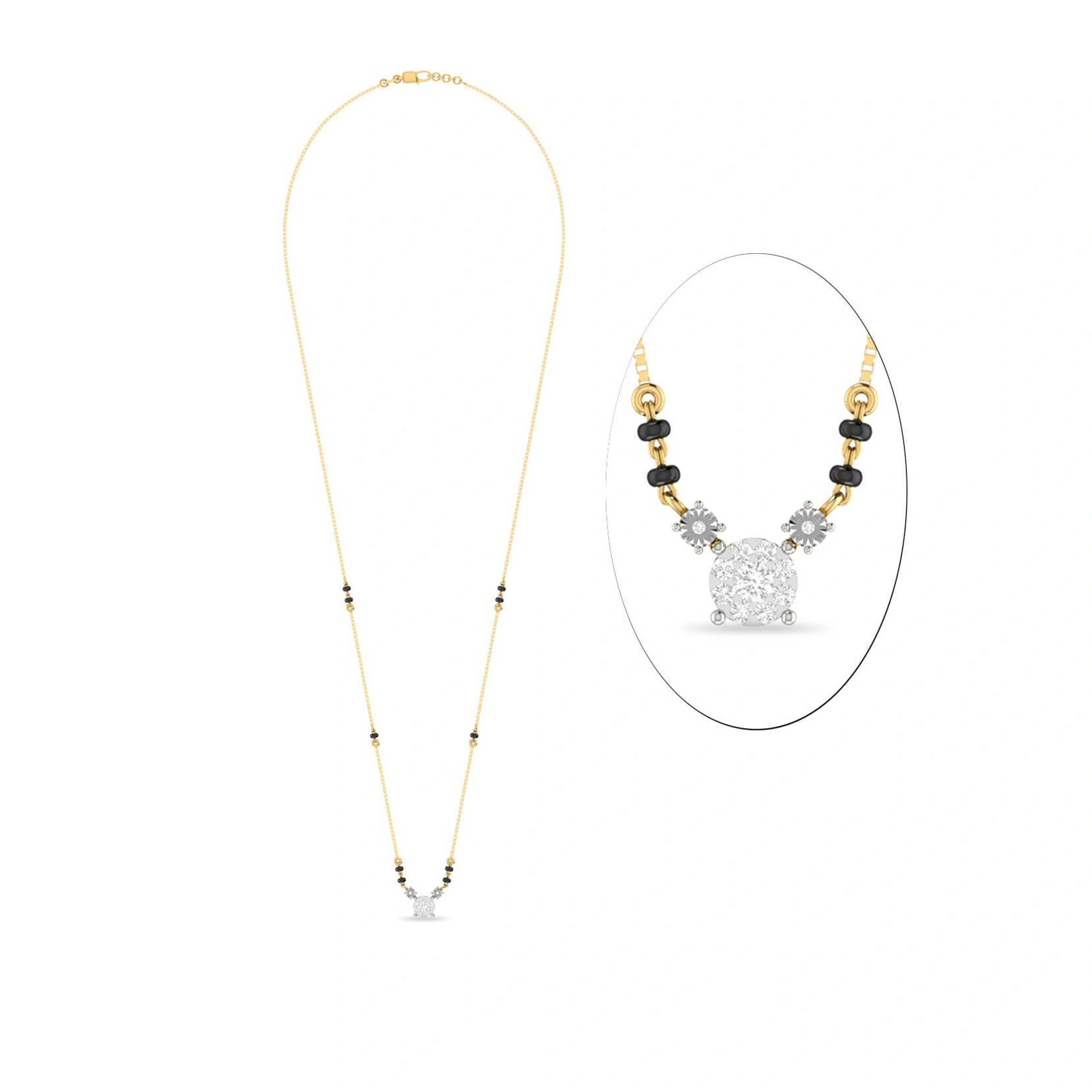 The Diamond Mangalsutra MS00595