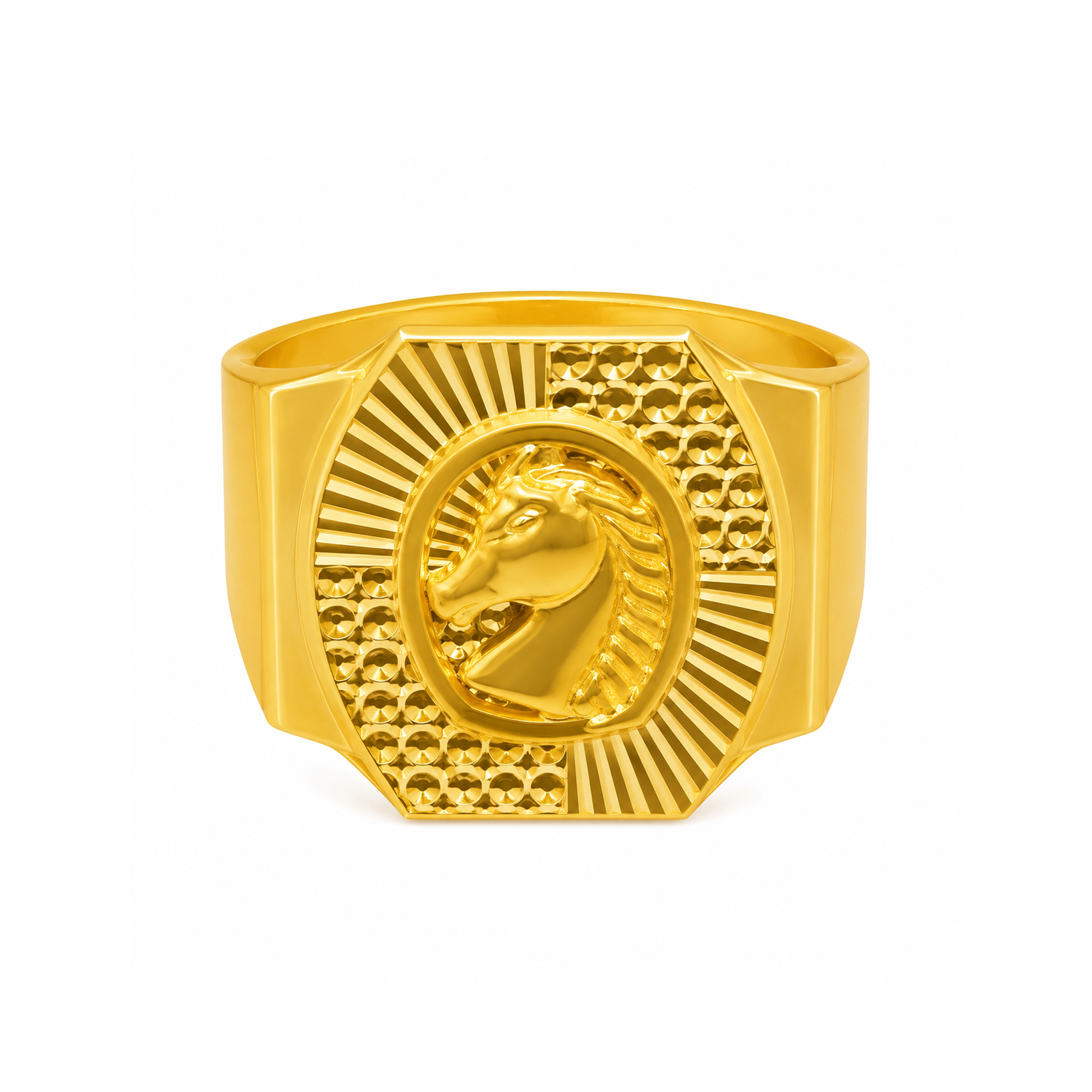 The GGR020218973 Gold Gents Ring