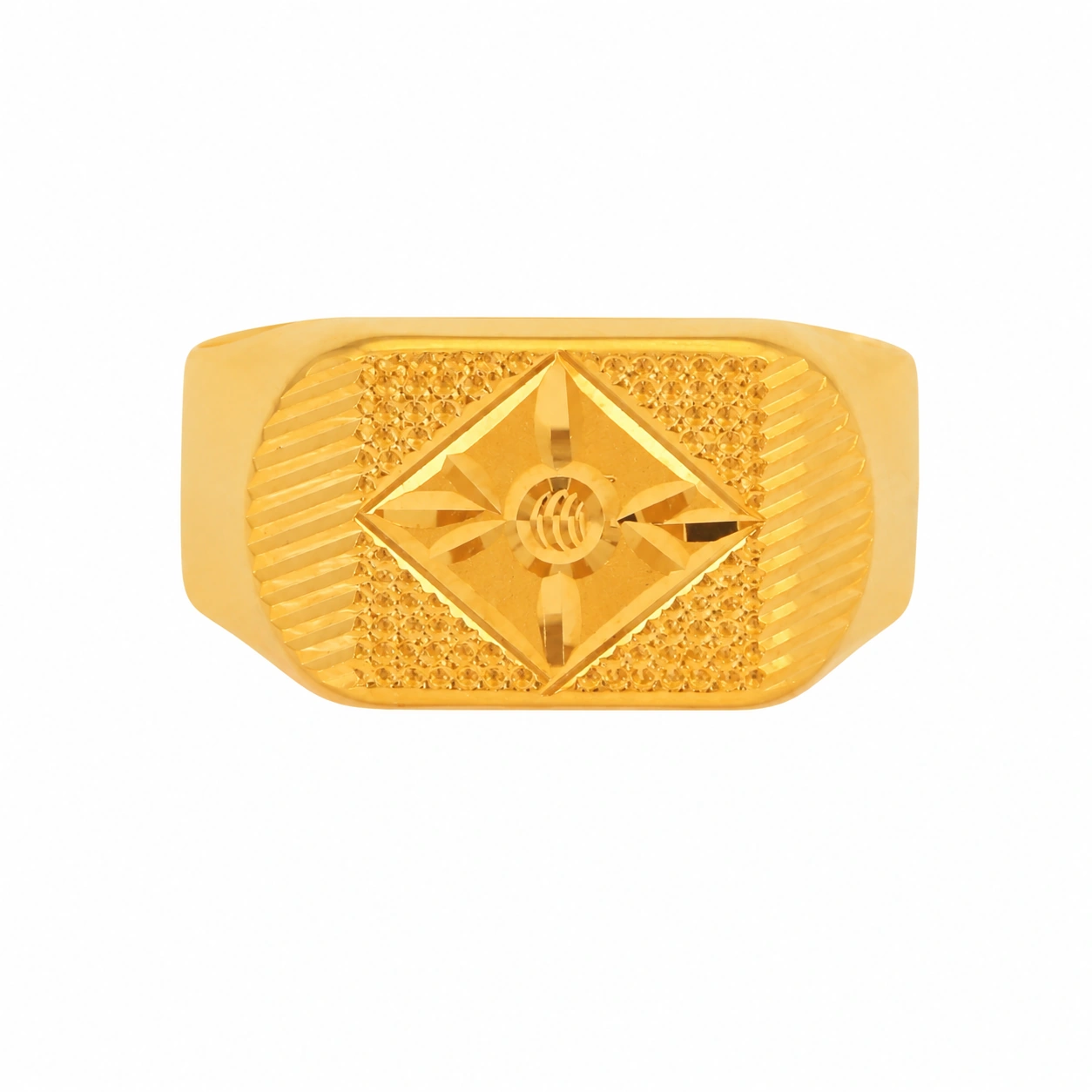 The GGR023700399 Gold Gents Ring