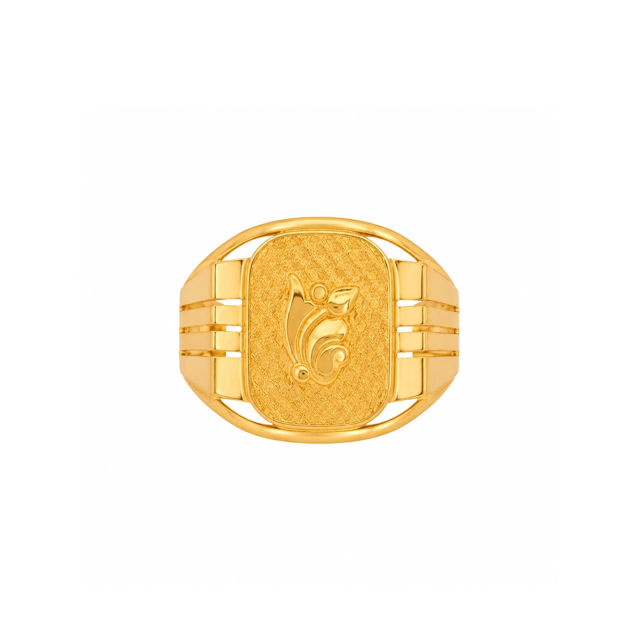 The GGR020220453 Gold Gents Ring