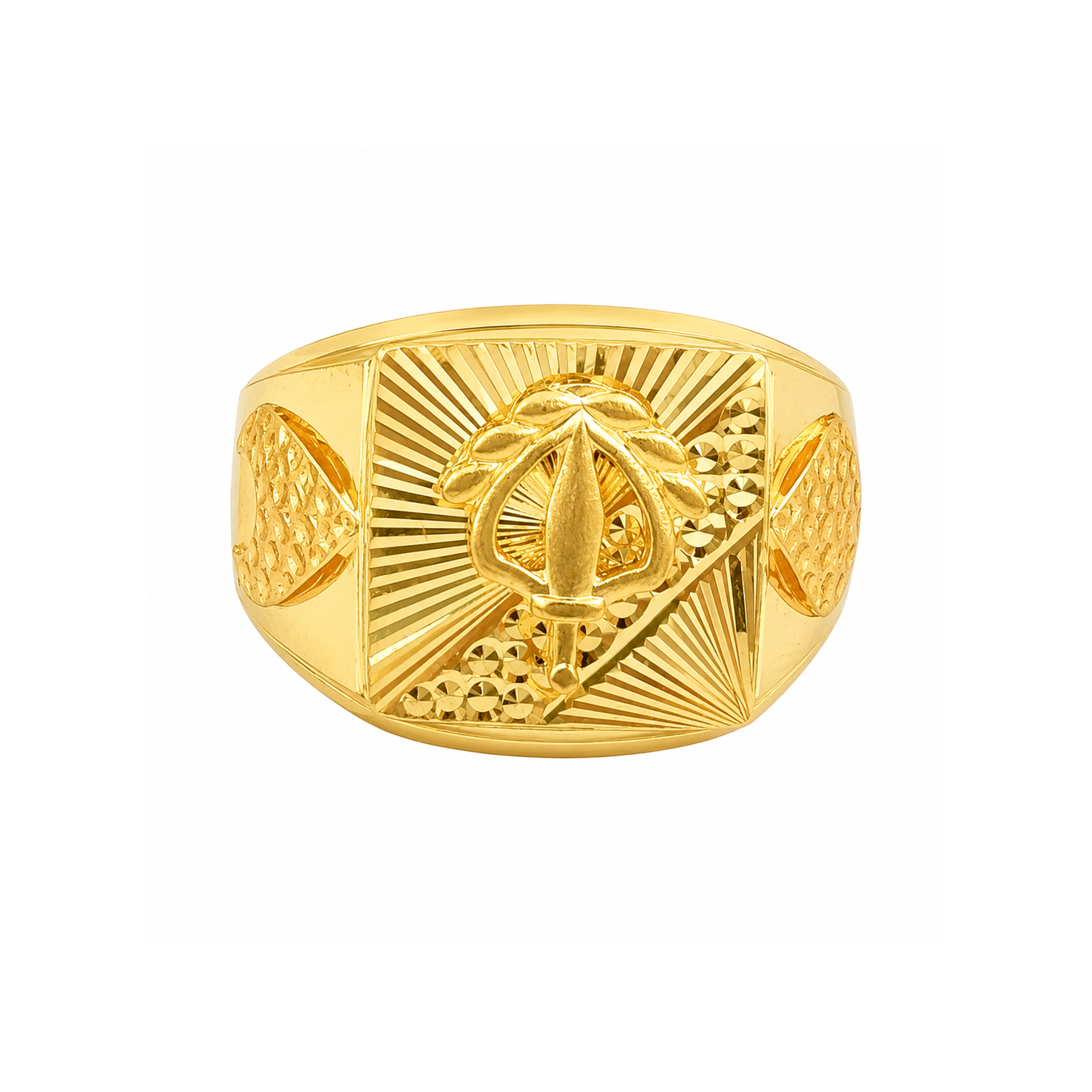 The GGR020218900 Gold Gents Ring