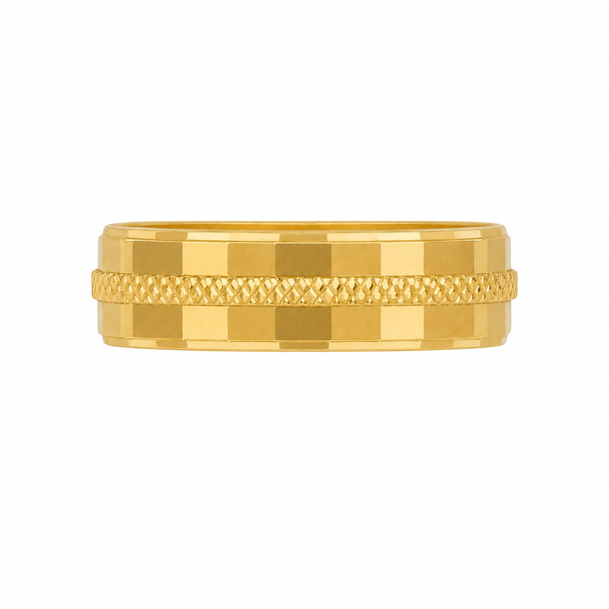 The GGR022810081 Gold Gents Ring