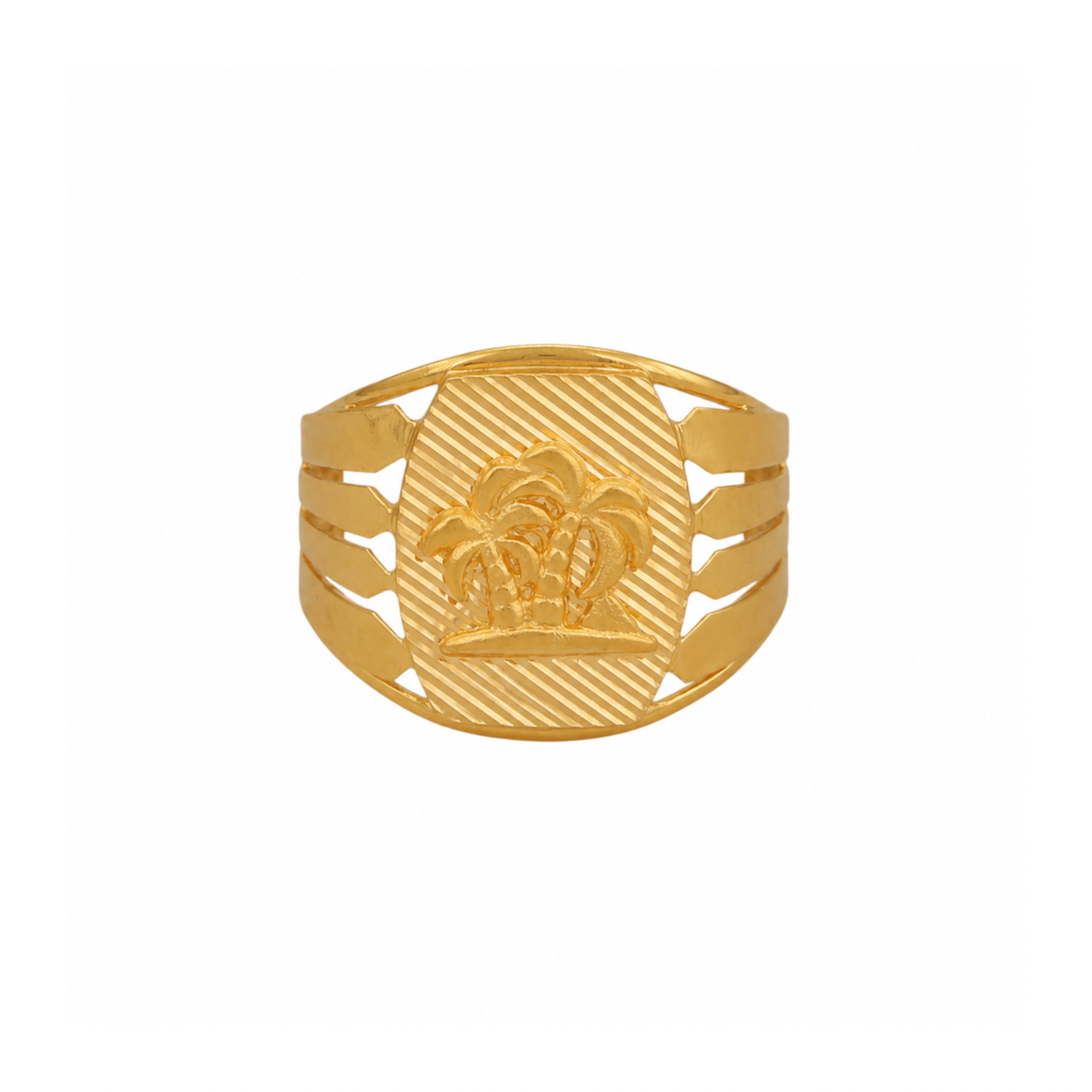 The GGR020220379 Gold Gents Ring