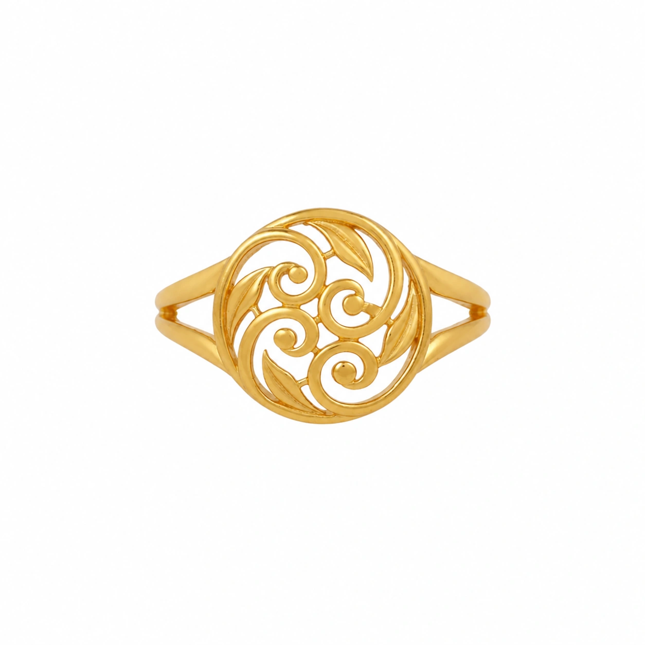 The GLR003210968 Gold Ladies Ring