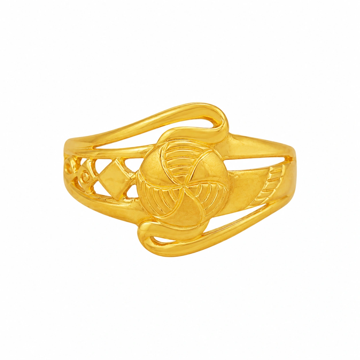 The GLR003211198 Gold Ladies Ring
