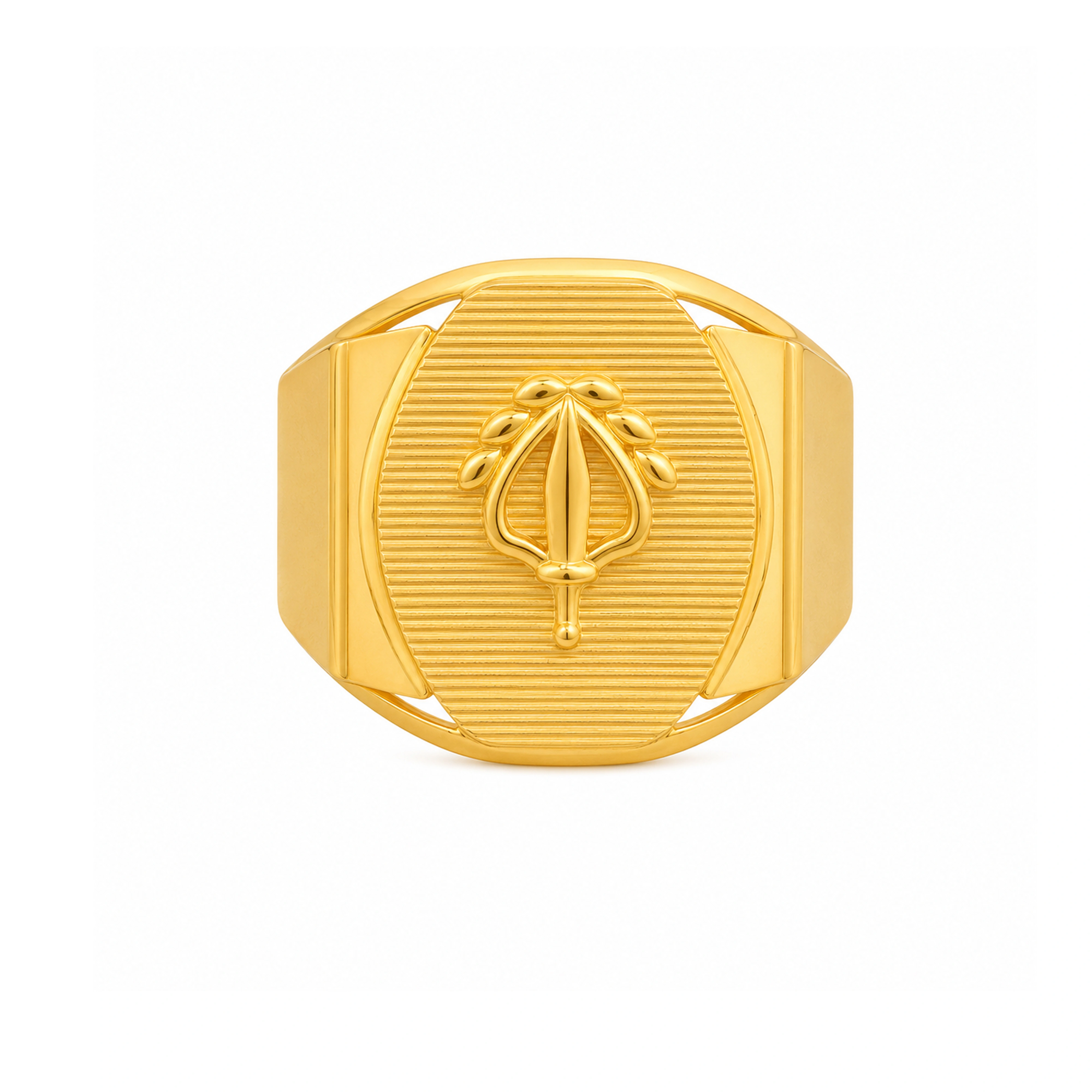 The GGR020218069 Gold Gents Ring
