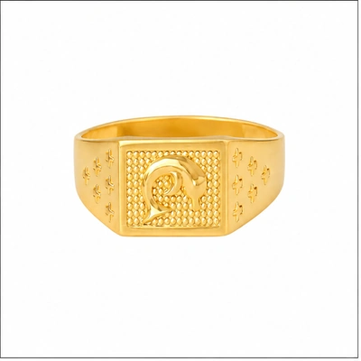 The GGR029500063 Gold Gents Ring