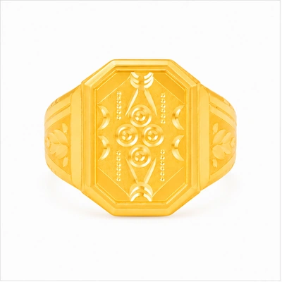 The GGR050311736 Gold Gents Ring