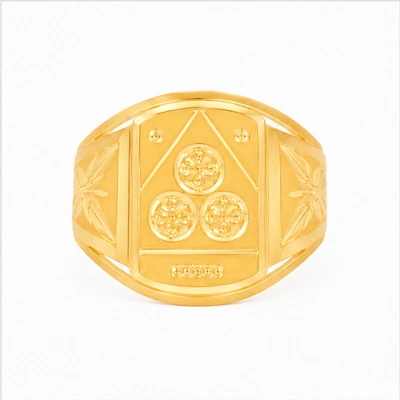 The GGR050311730 Gold Gents Ring