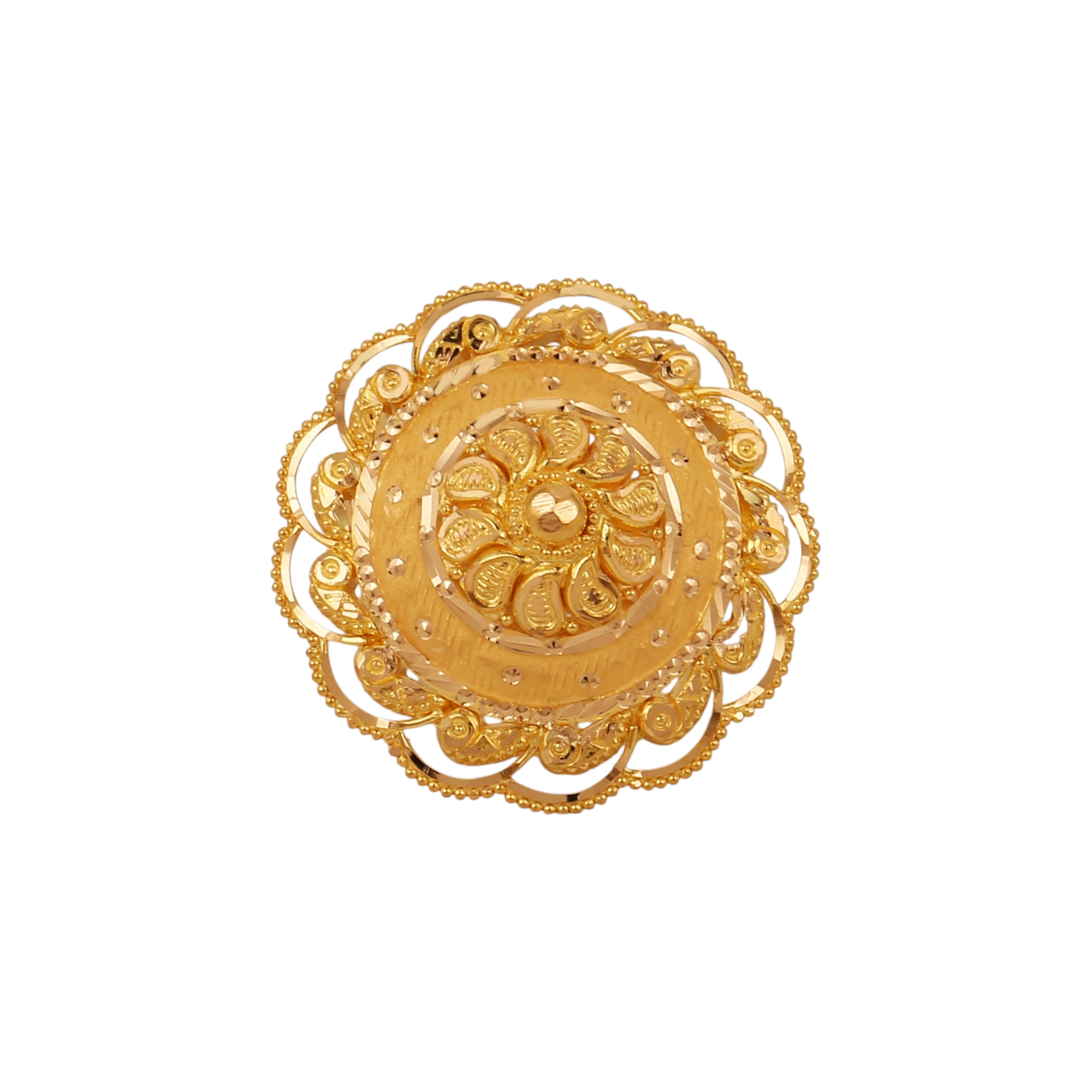 The GLR051011364 Gold Ladies Ring