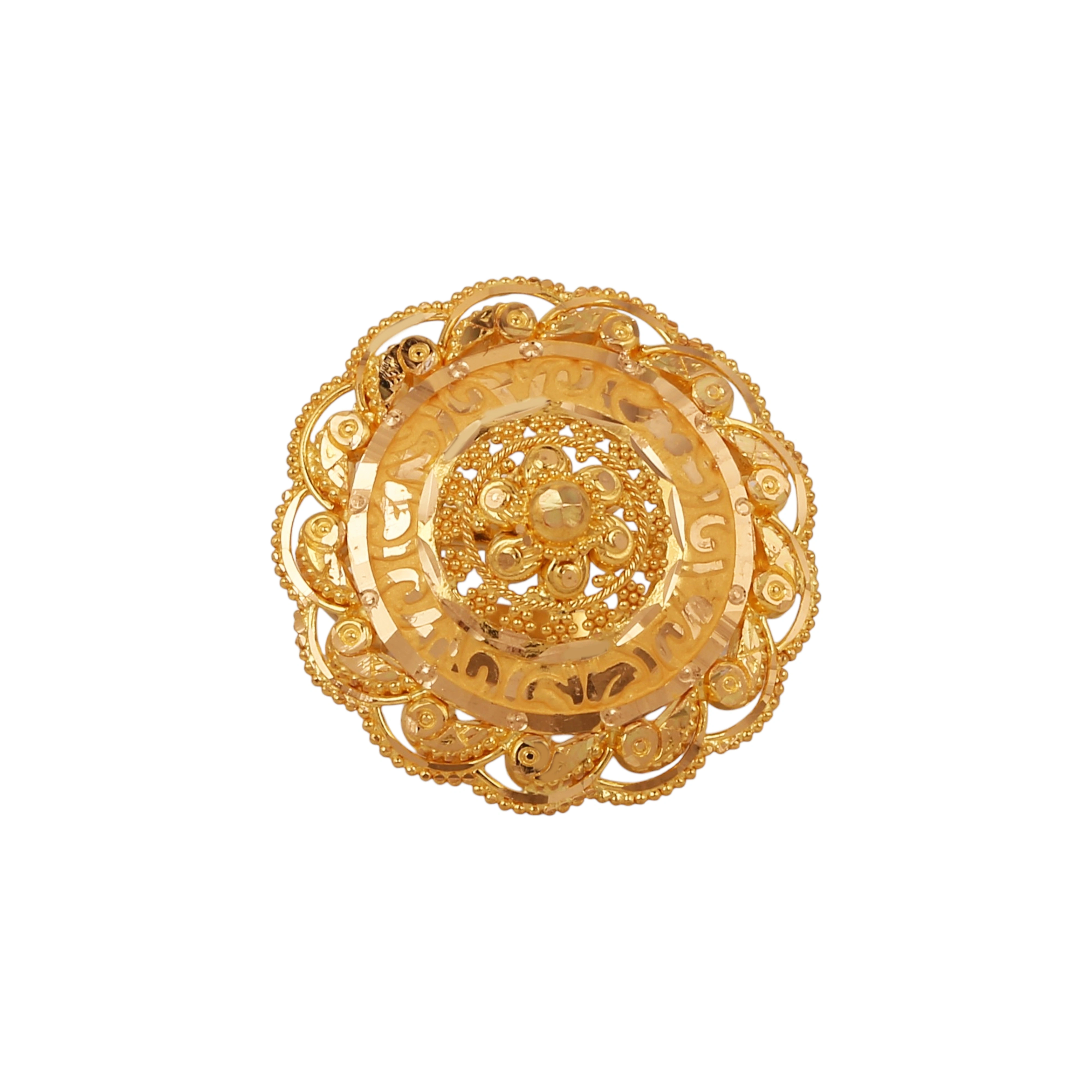 The GLR051011368 Gold Ladies Ring