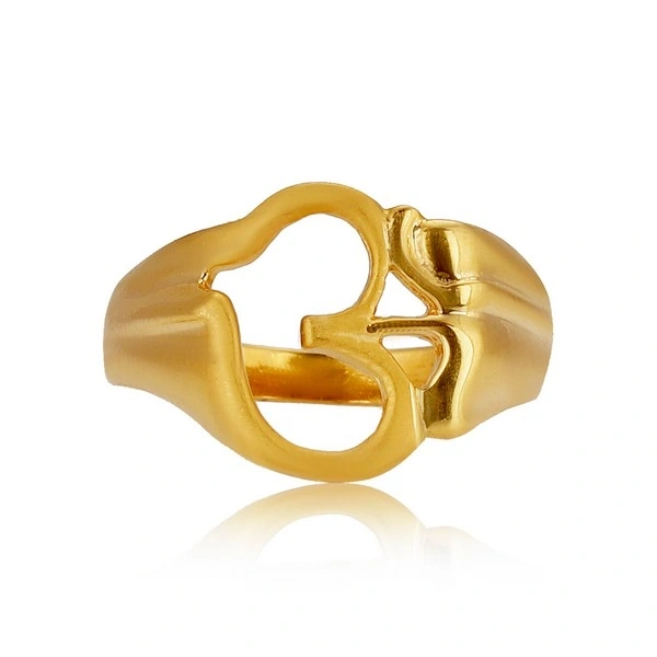 The ZGR00159 Gold Gents Ring