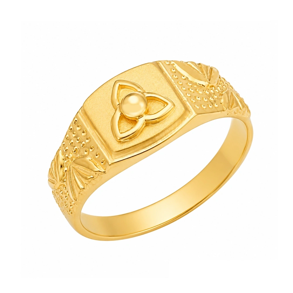 The GGR020219591 Gold Gents Ring