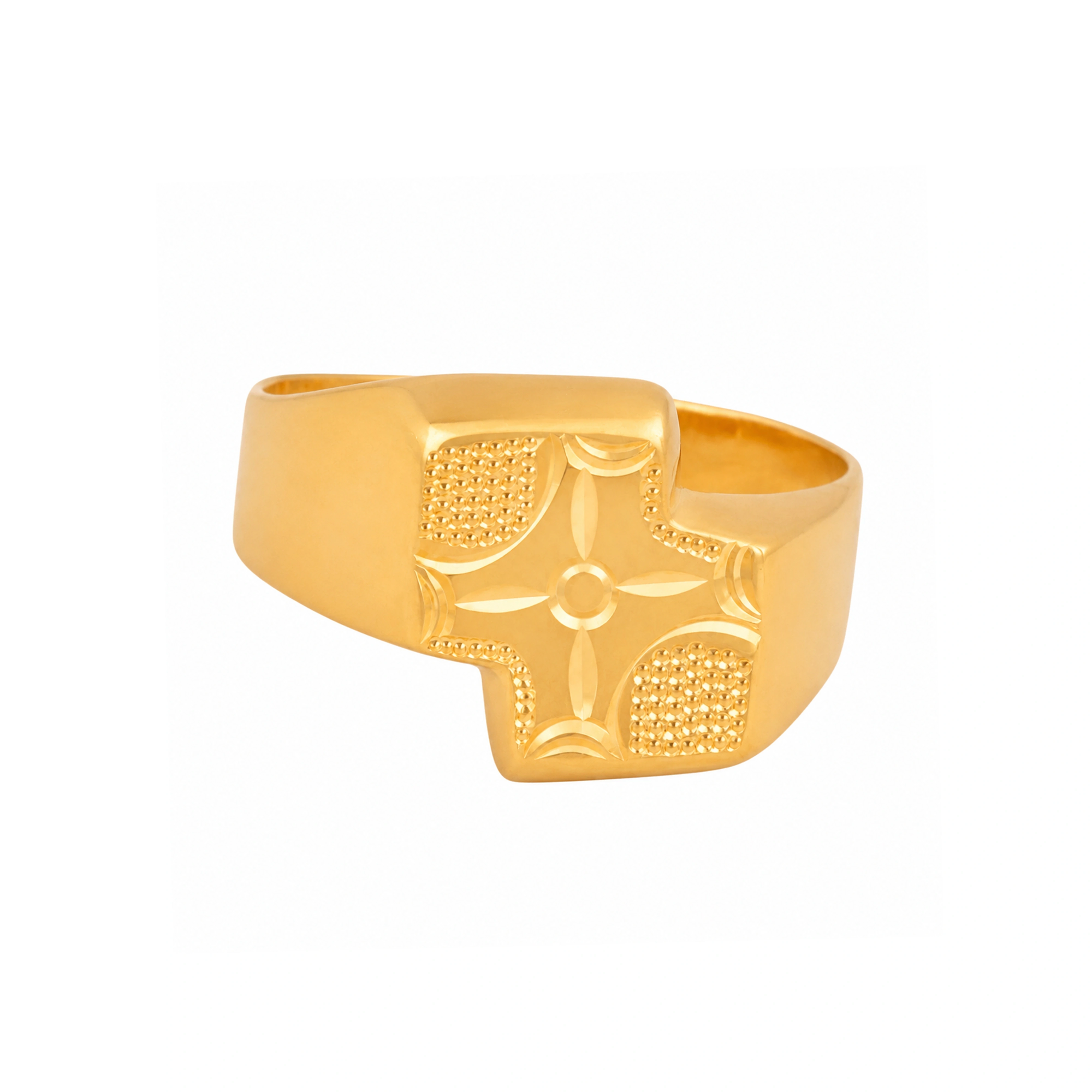 The GGR025614960 Gold Gents Ring