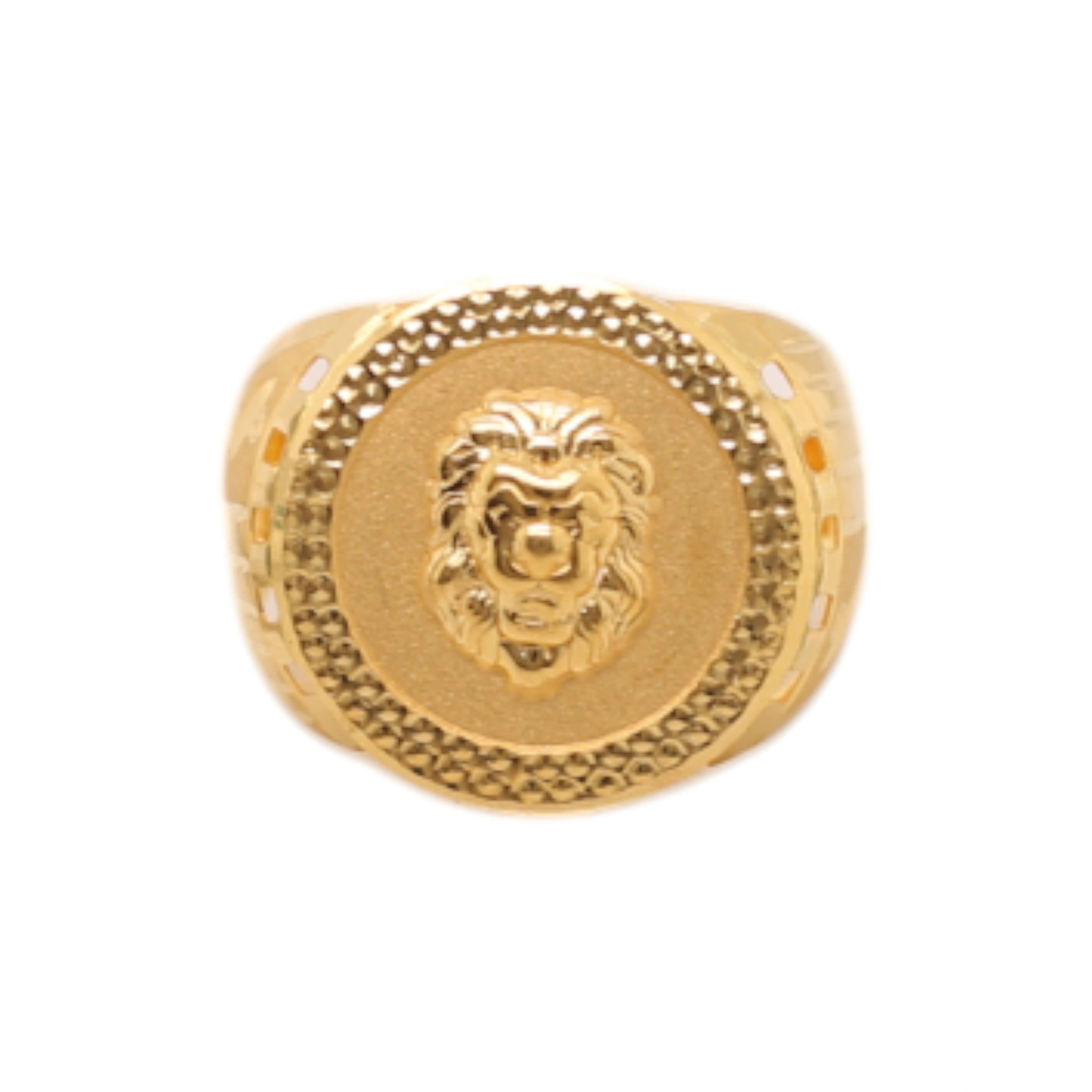 The GGR001610610 Gold Gents Ring