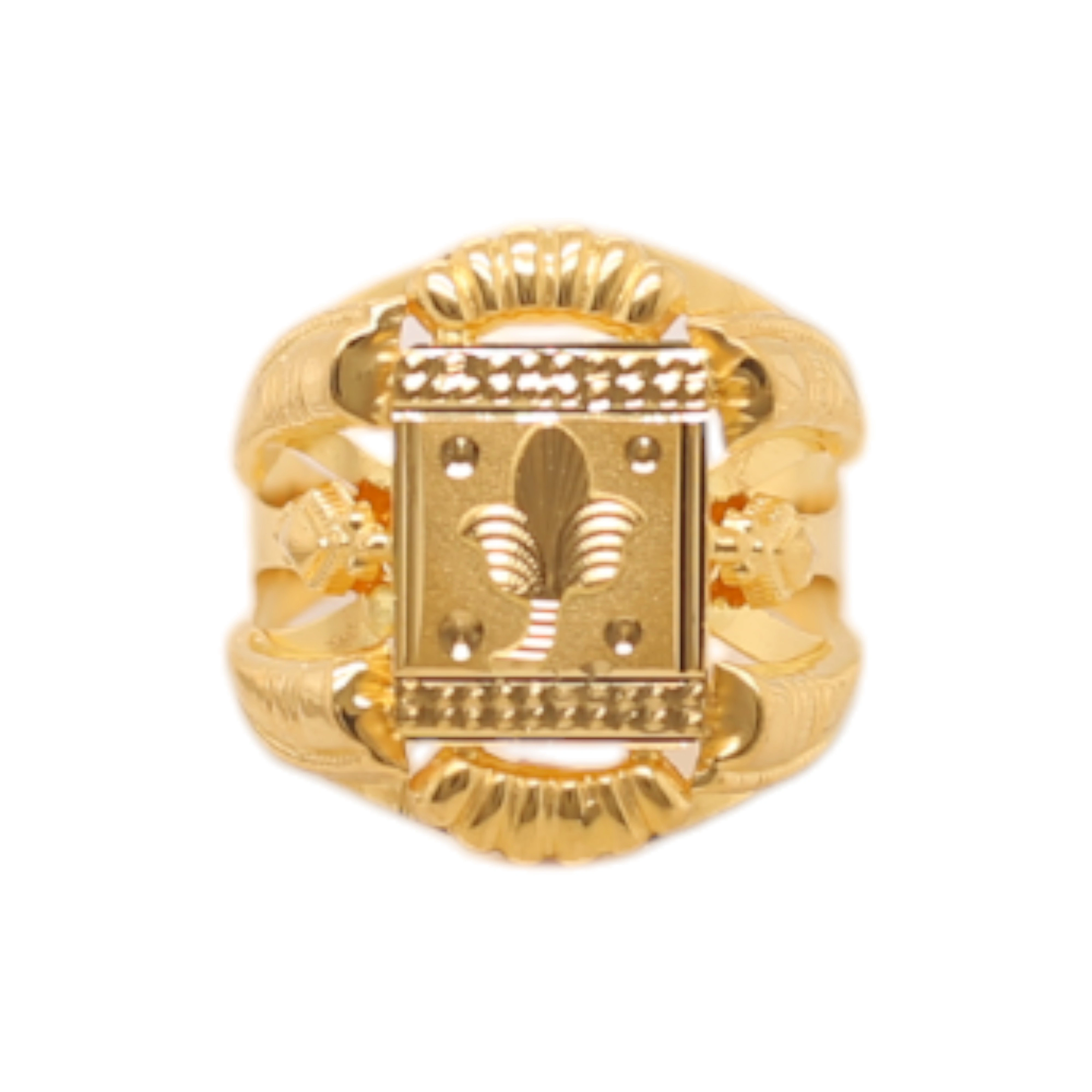 The GGR001610638 Gold Gents Ring