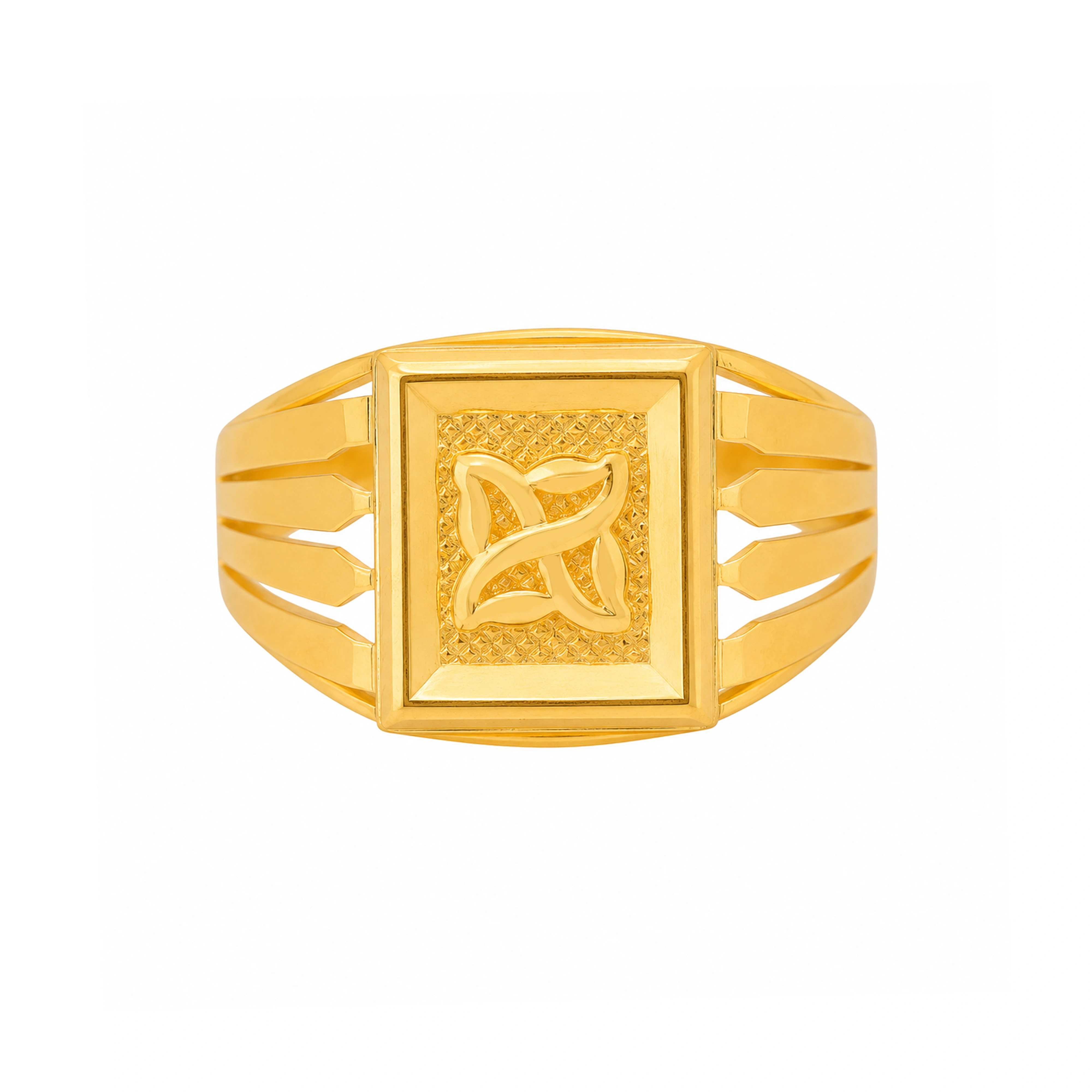 The GGR027015267 Gold Gents Ring
