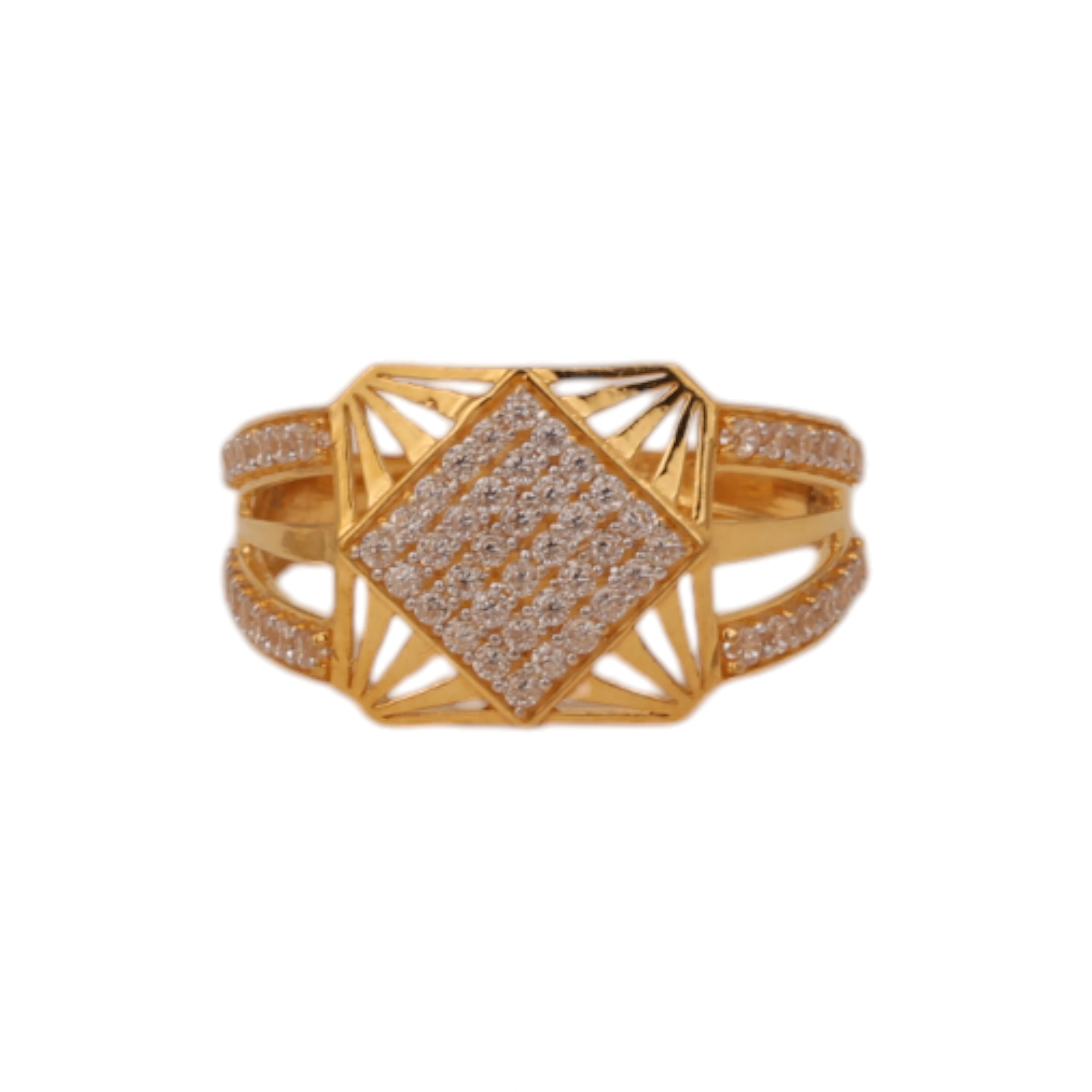 The GGR003210772 Gold Gents Ring