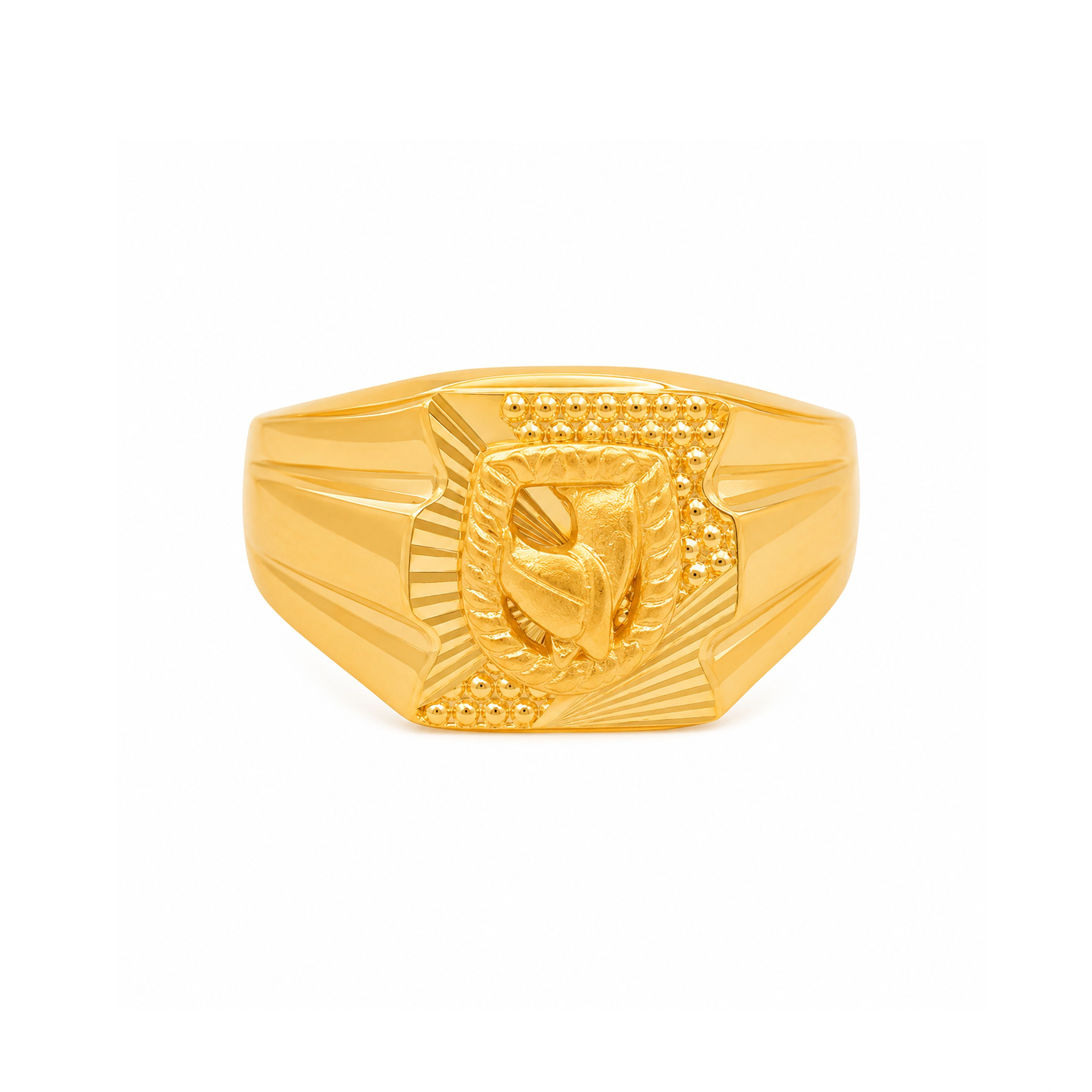 The GGR020218868 Gold Gents Ring