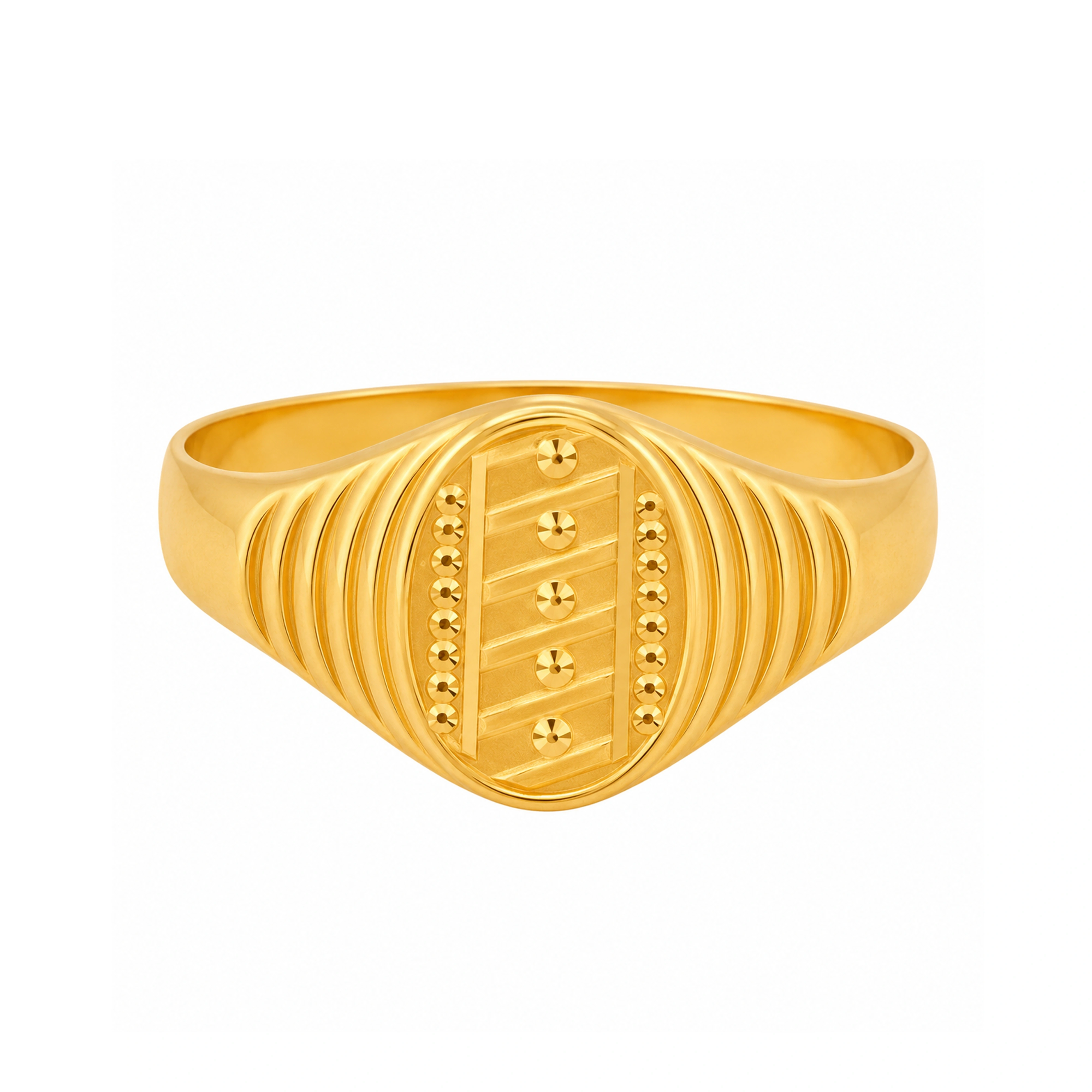 The GGR023700832 Gold Gents Ring