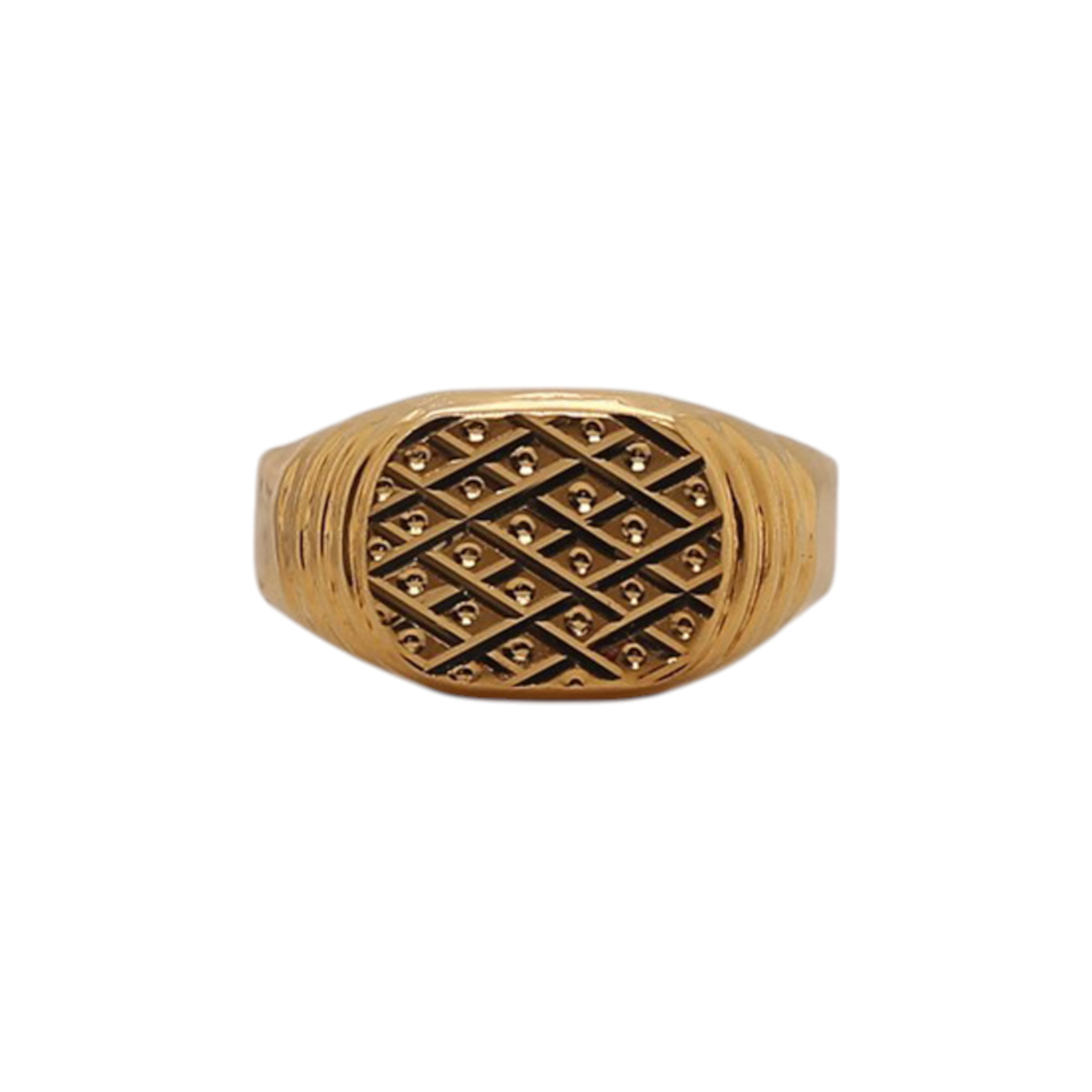 The GGR029200516 Gold Gents Ring
