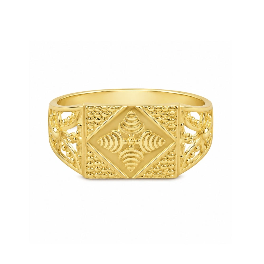 The GGR027015692 Gold Gents Ring