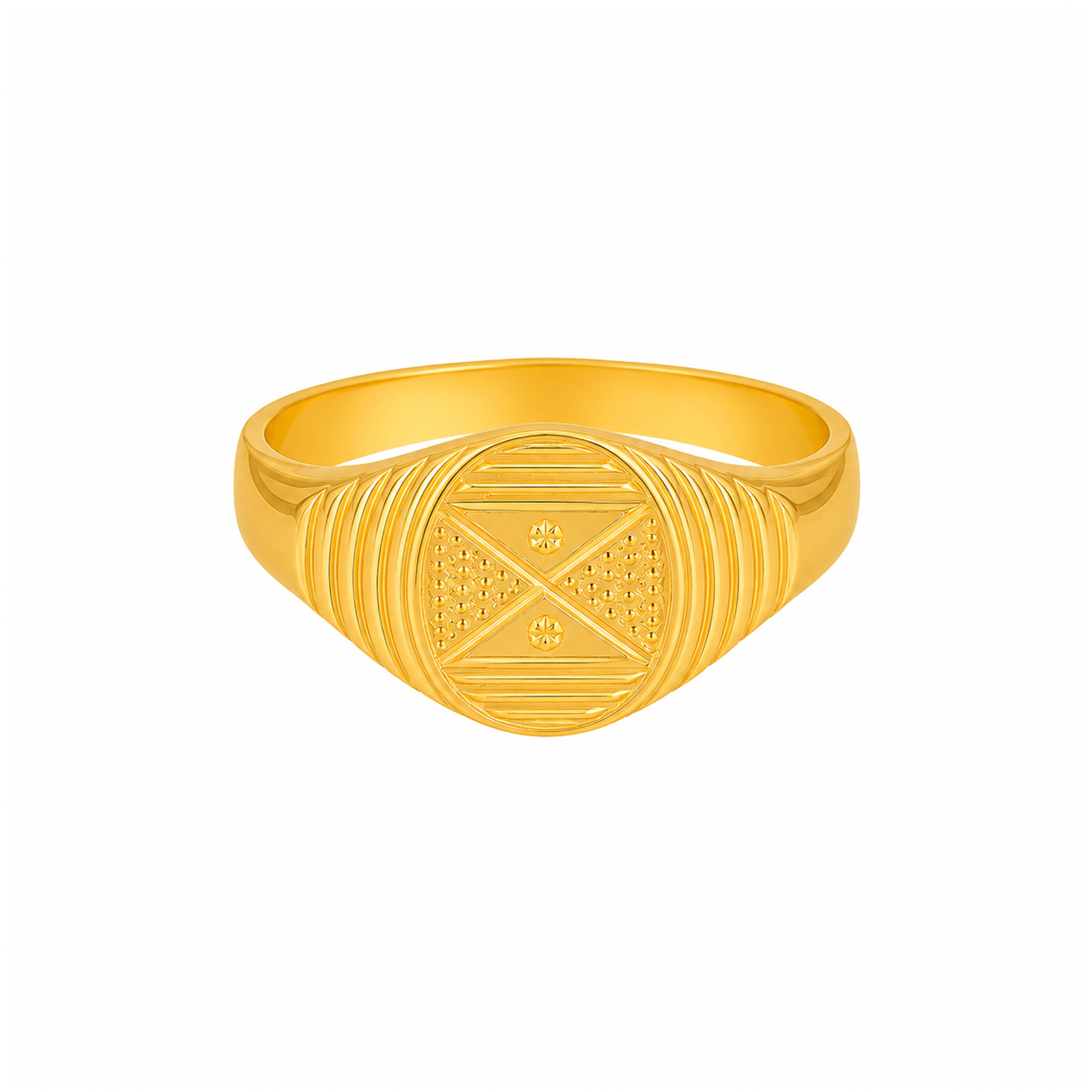The GGR023700959 Gold Gents Ring