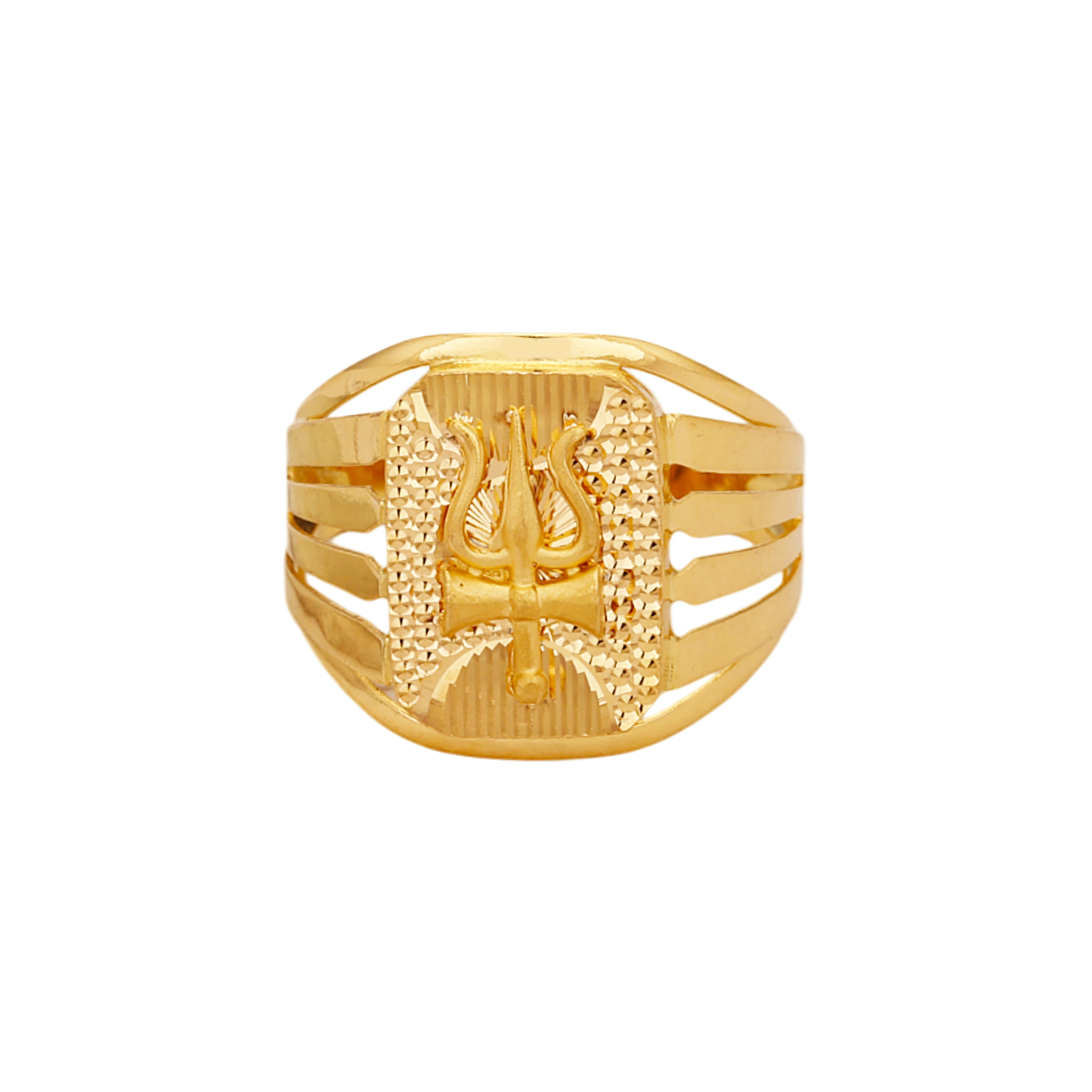 The GGR020220401 Gold Gents Ring