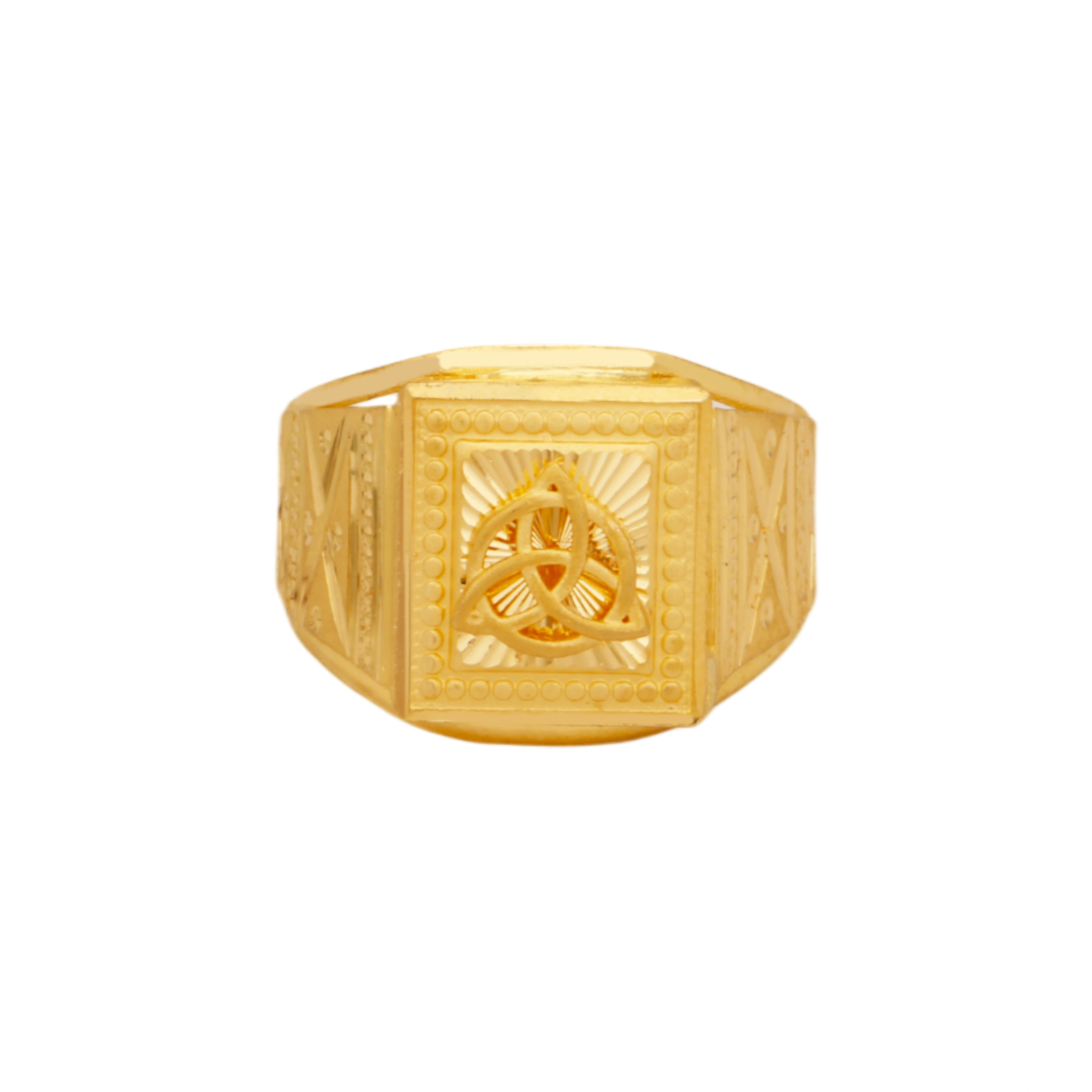 The GGR020220399 Gold Gents Ring