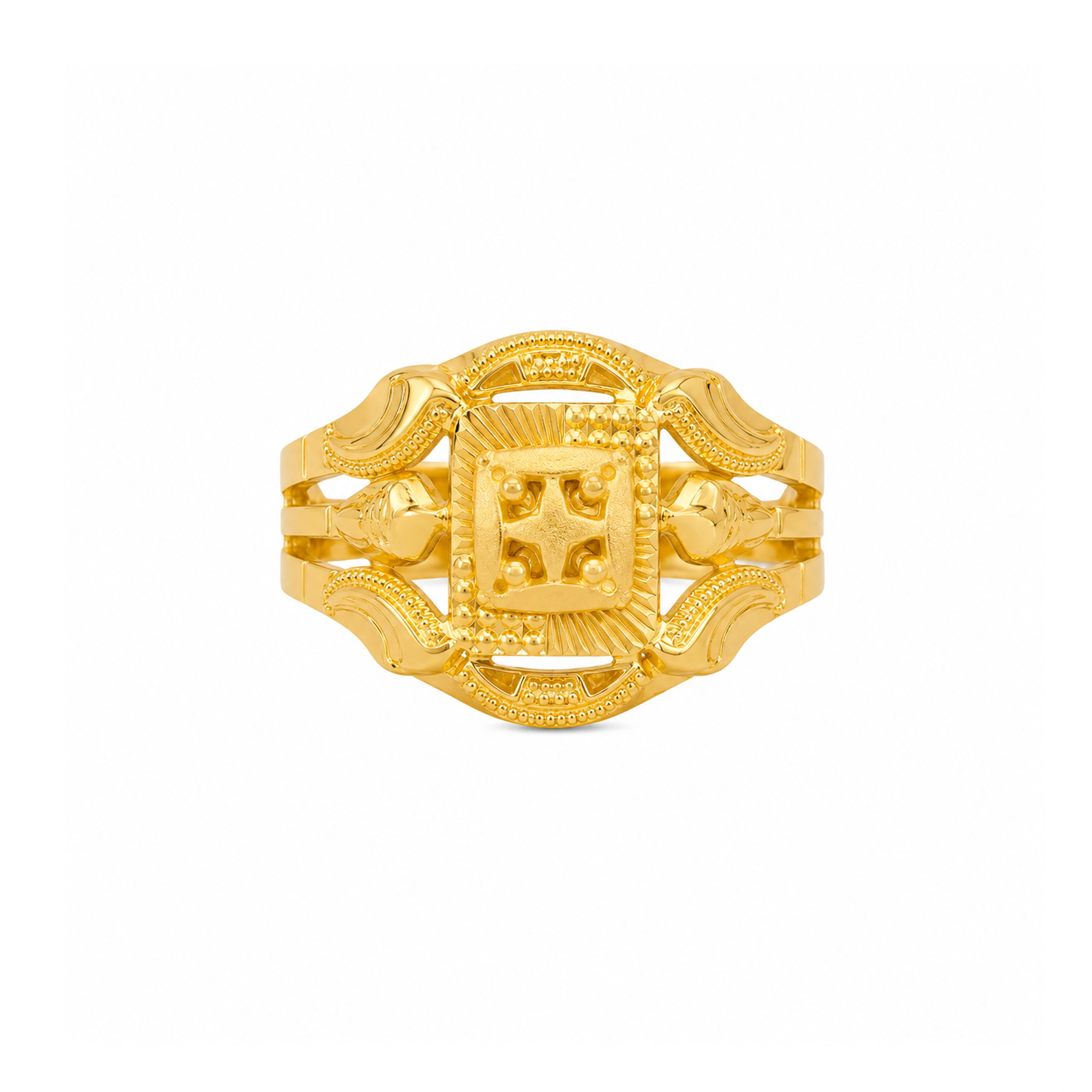 The GGR020220463 Gold Gents Ring